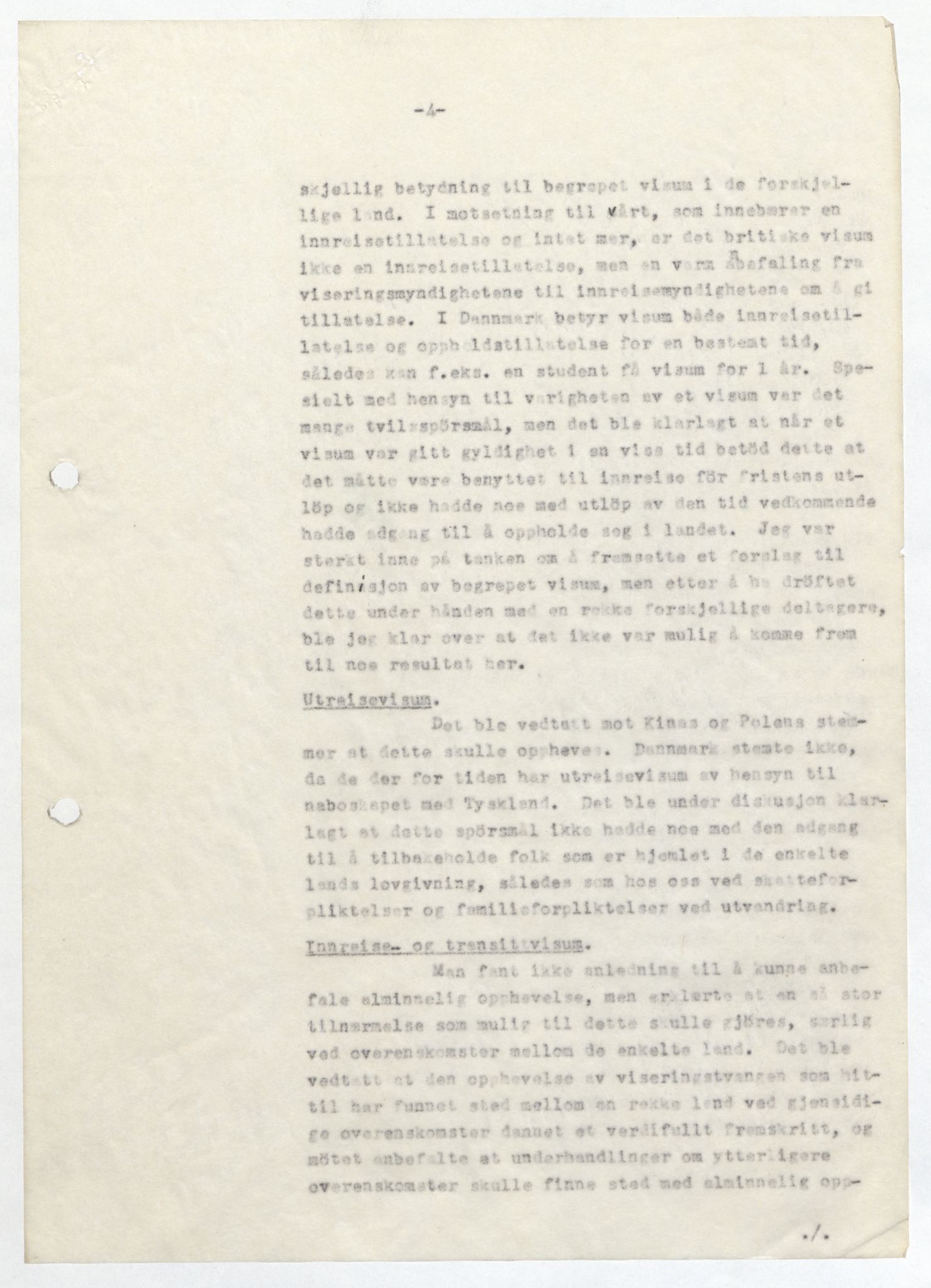 Justisdepartementet, 3. politikontor P3, RA/S-1051/D/L0039: Passforskrifter - Passinstruksen, 1947-1952, p. 5