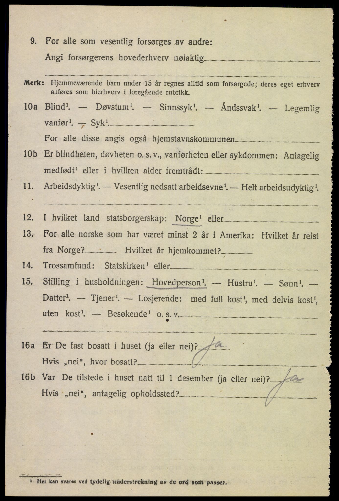 SAK, 1920 census for Kvinesdal, 1920, p. 1934