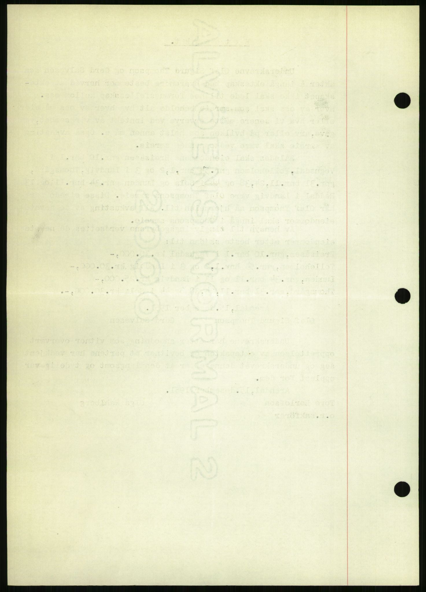 Setesdal sorenskriveri, SAK/1221-0011/G/Gb/L0050: Mortgage book no. B 38, 1949-1952, Diary no: : 82/1952