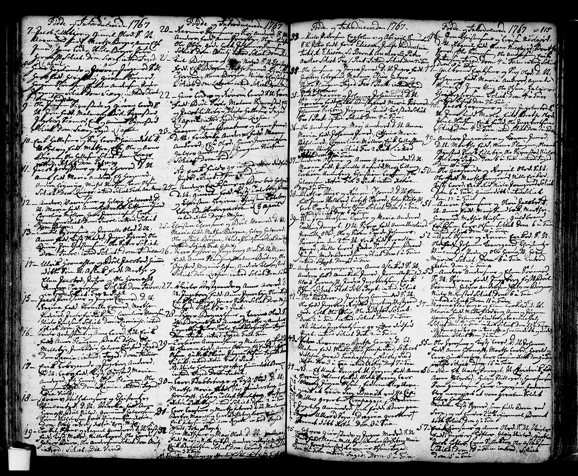 Skjeberg prestekontor Kirkebøker, AV/SAO-A-10923/F/Fa/L0002: Parish register (official) no. I 2, 1726-1791, p. 115