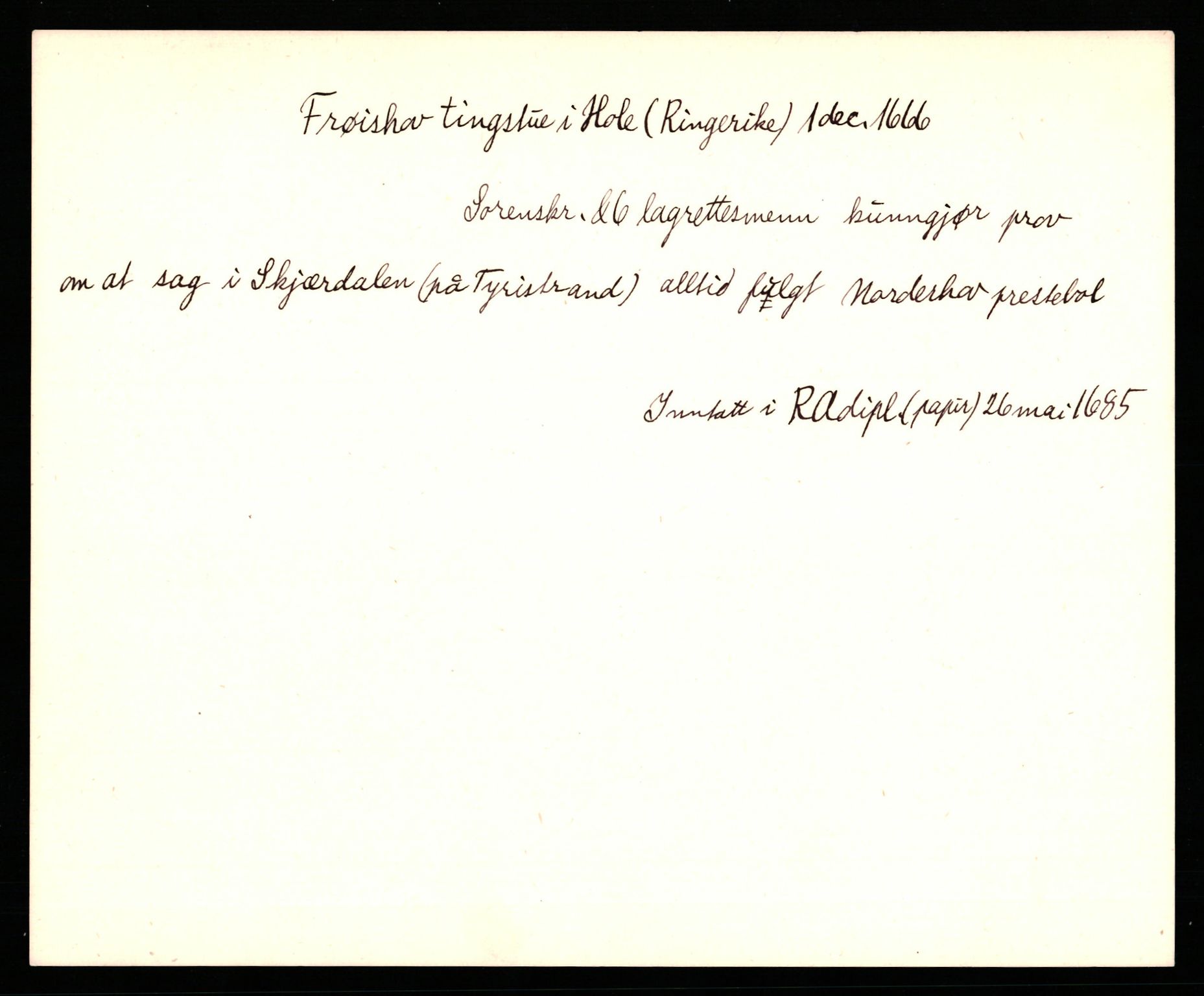 Riksarkivets diplomsamling, AV/RA-EA-5965/F35/F35b/L0010: Riksarkivets diplomer, seddelregister, 1656-1670, p. 535