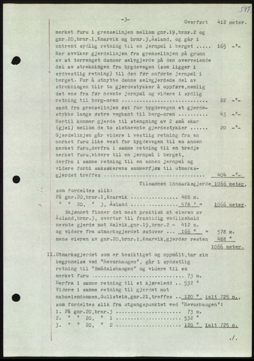 Nordmøre sorenskriveri, AV/SAT-A-4132/1/2/2Ca: Mortgage book no. A106, 1947-1947, Diary no: : 2495/1947