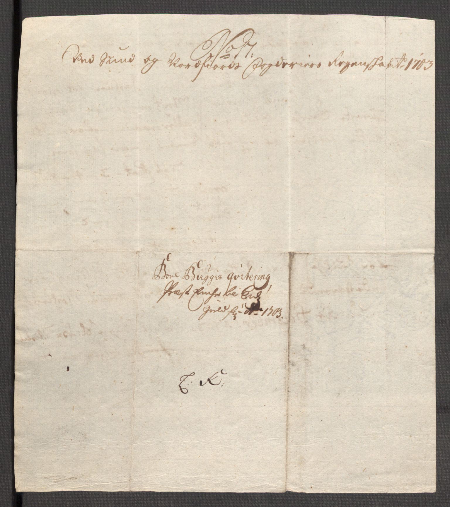 Rentekammeret inntil 1814, Reviderte regnskaper, Fogderegnskap, AV/RA-EA-4092/R53/L3427: Fogderegnskap Sunn- og Nordfjord, 1703, p. 279