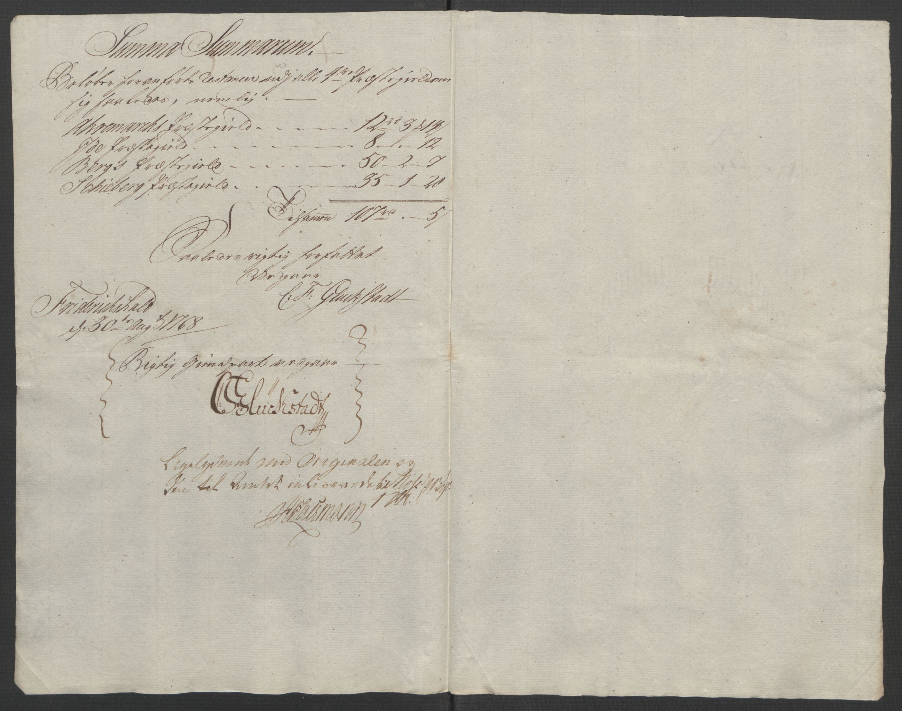 Rentekammeret inntil 1814, Reviderte regnskaper, Fogderegnskap, AV/RA-EA-4092/R01/L0097: Ekstraskatten Idd og Marker, 1756-1767, p. 343