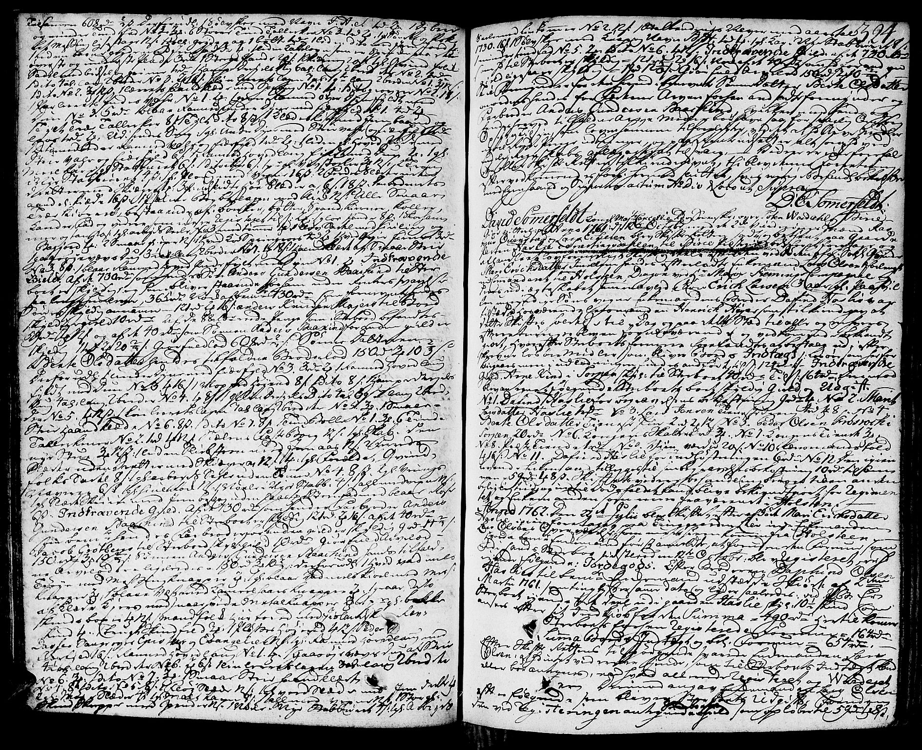 Toten tingrett, SAH/TING-006/J/Ja/L0009: Skifteprotokoll, 1756-1765, p. 323b-324a