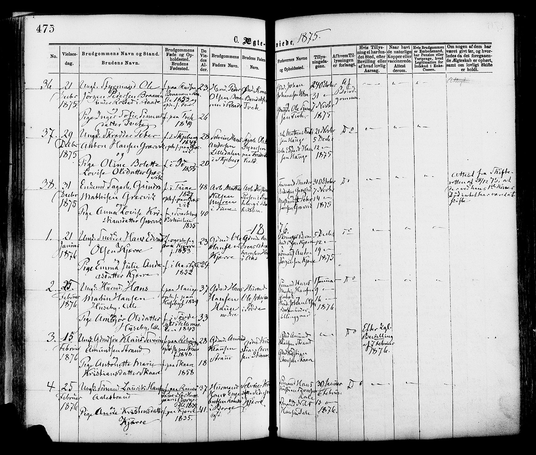 Onsøy prestekontor Kirkebøker, SAO/A-10914/F/Fa/L0004: Parish register (official) no. I 4, 1861-1877, p. 475
