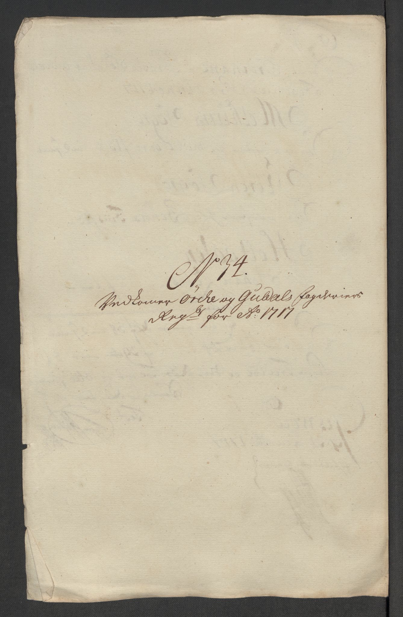 Rentekammeret inntil 1814, Reviderte regnskaper, Fogderegnskap, RA/EA-4092/R60/L3969: Fogderegnskap Orkdal og Gauldal, 1717, p. 332