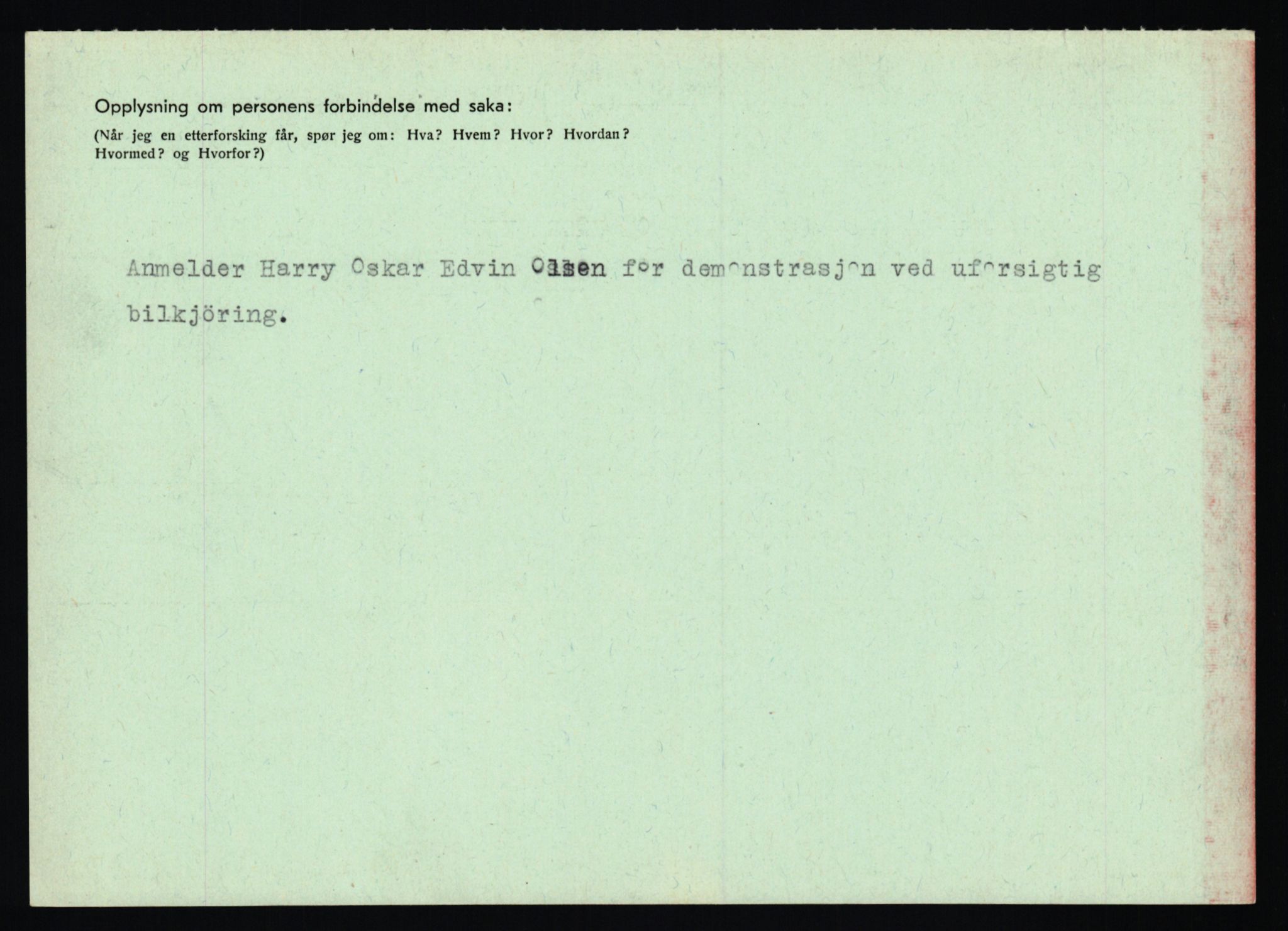 Statspolitiet - Hovedkontoret / Osloavdelingen, AV/RA-S-1329/C/Ca/L0012: Oanæs - Quistgaard	, 1943-1945, p. 61