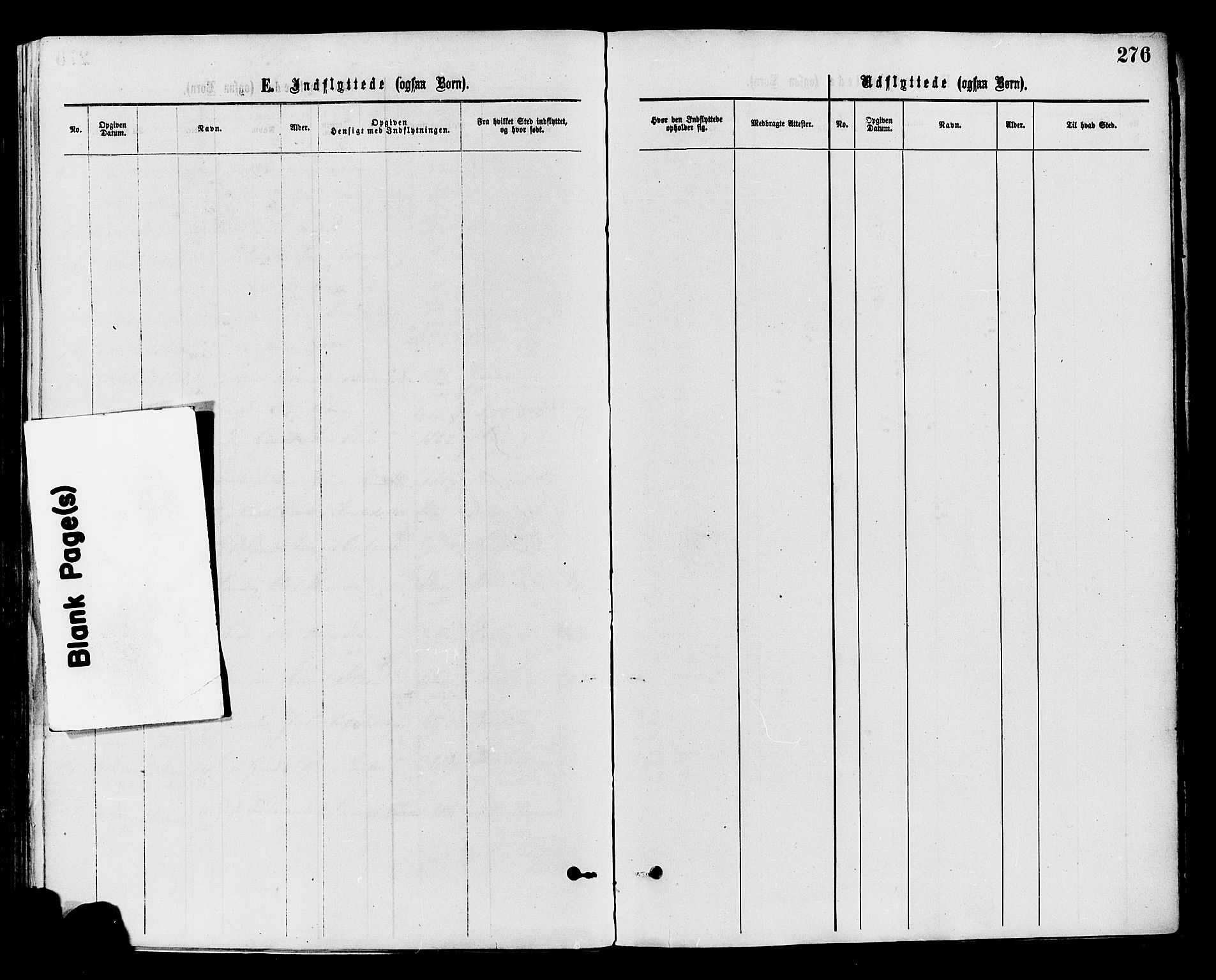 Nord-Aurdal prestekontor, AV/SAH-PREST-132/H/Ha/Haa/L0009: Parish register (official) no. 9, 1876-1882, p. 276