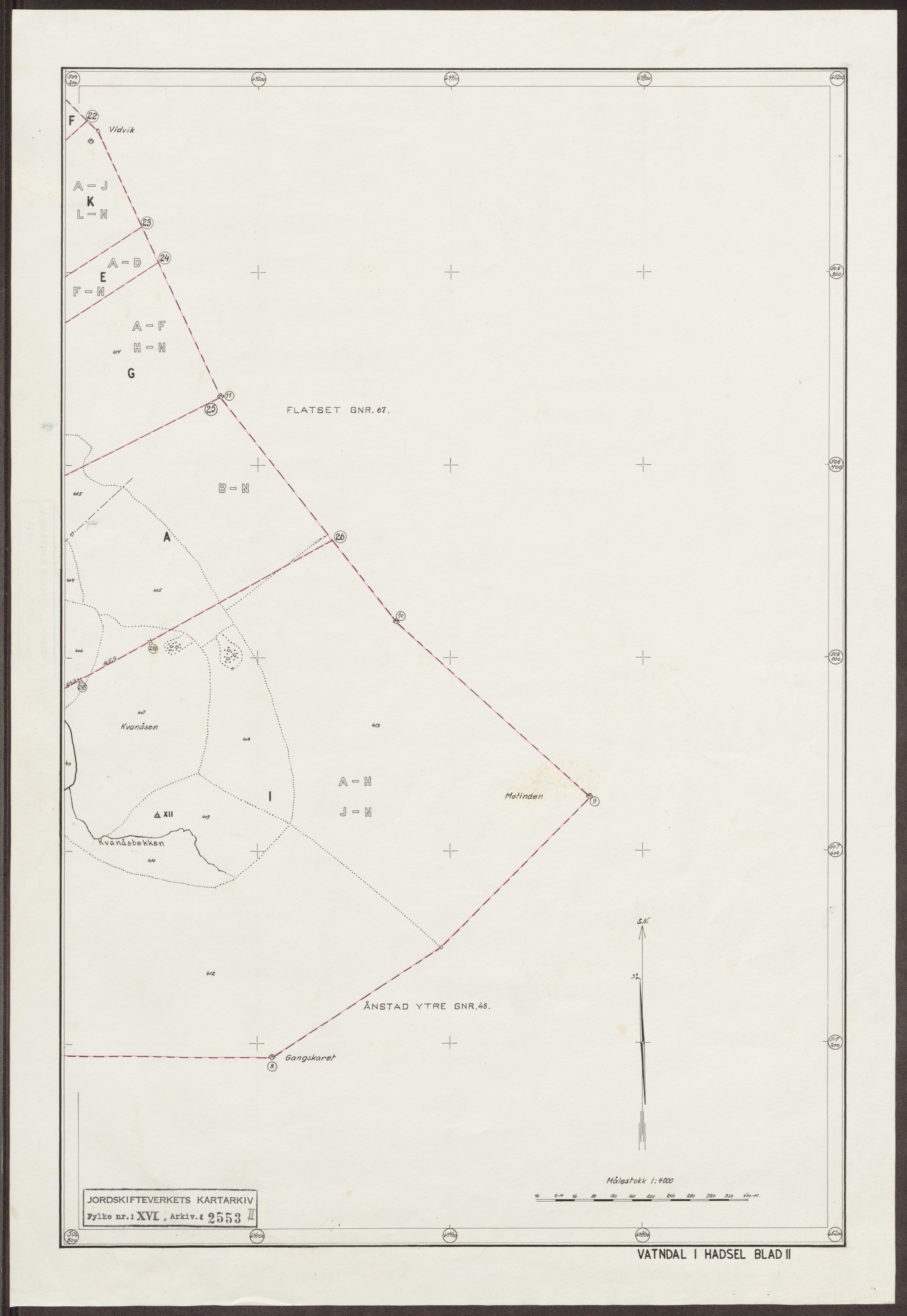 Jordskifteverkets kartarkiv, AV/RA-S-3929/T, 1859-1988, p. 3254