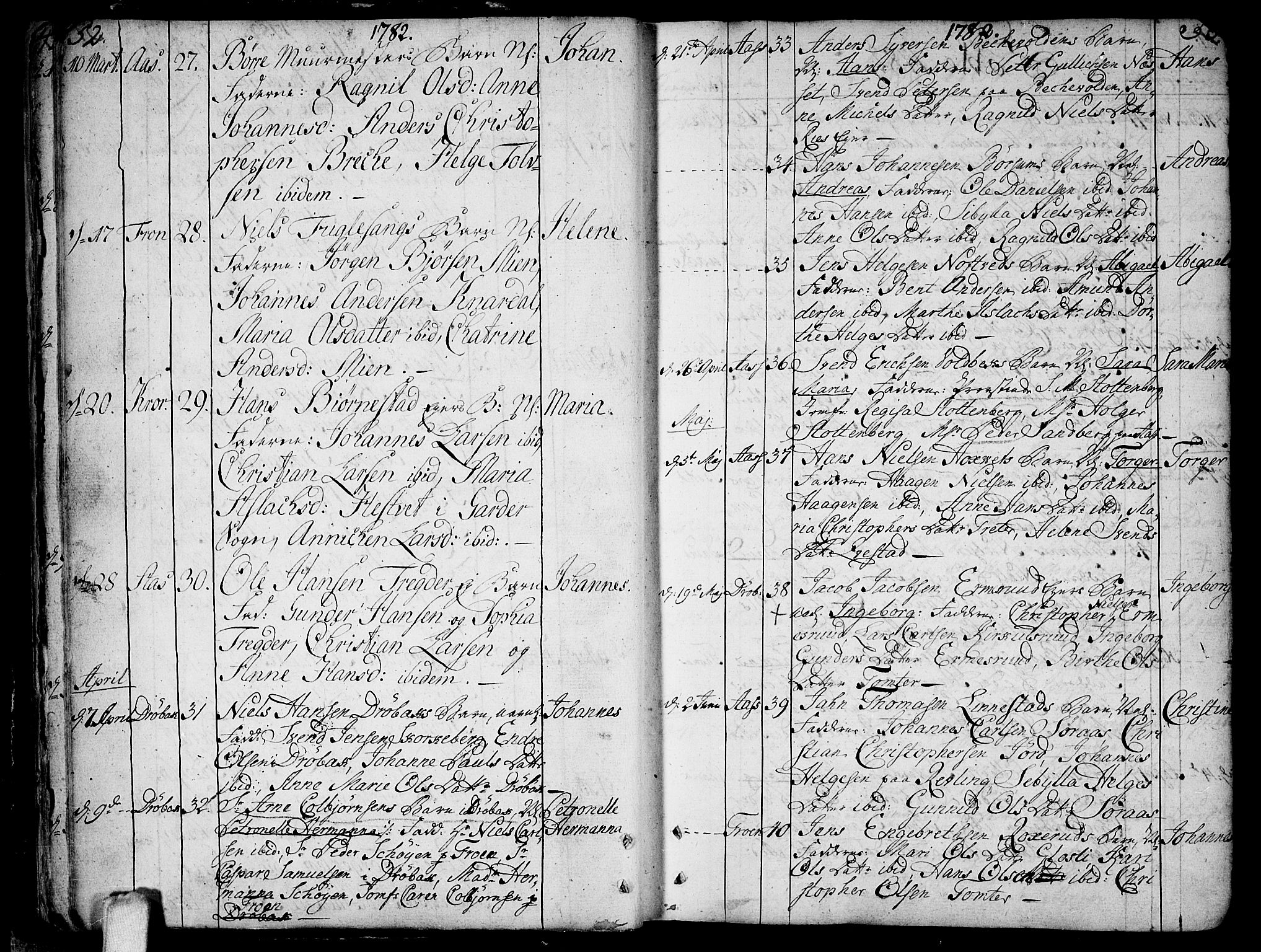 Ås prestekontor Kirkebøker, AV/SAO-A-10894/F/Fa/L0002: Parish register (official) no. I 2, 1778-1813, p. 52-53