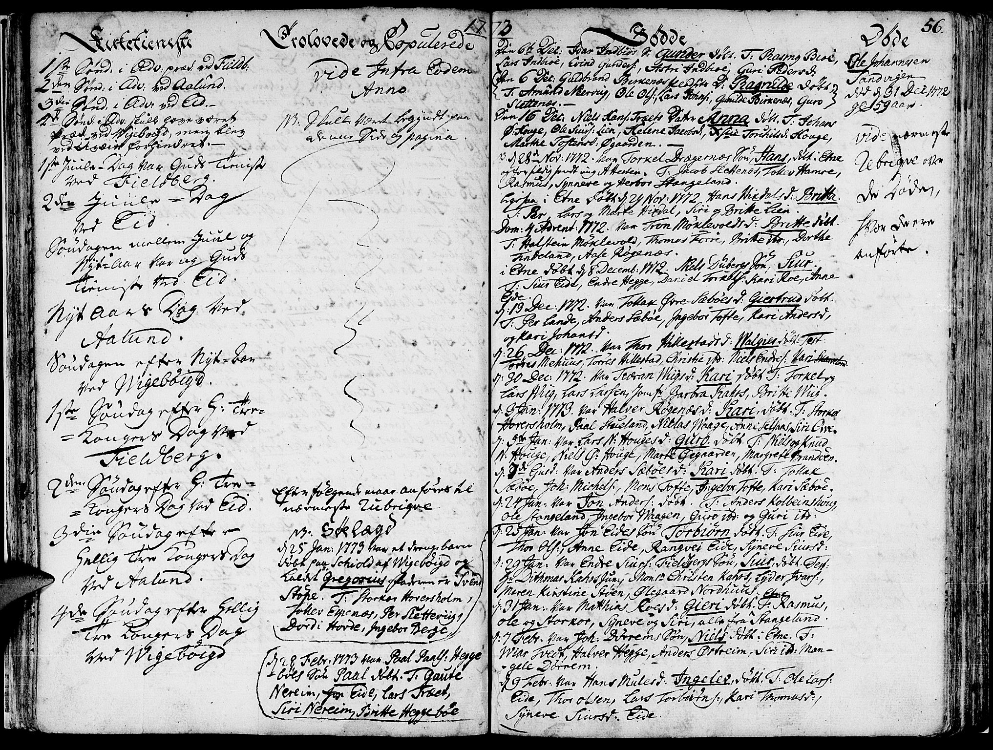 Fjelberg sokneprestembete, AV/SAB-A-75201/H/Haa: Parish register (official) no. A 2, 1760-1788, p. 56