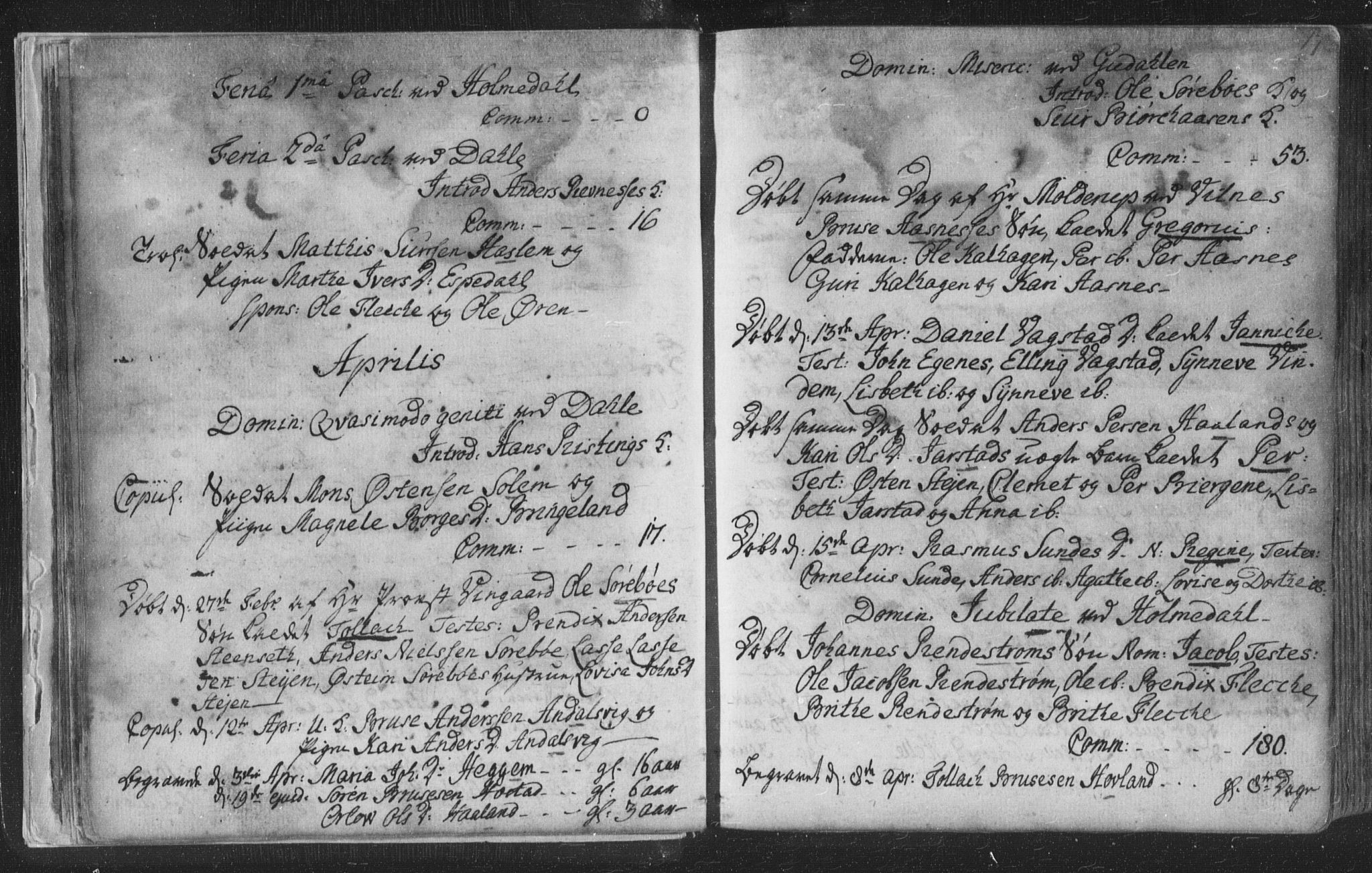 Fjaler sokneprestembete, AV/SAB-A-79801/H/Haa/Haaa/L0002: Parish register (official) no. A 2, 1779-1798, p. 17