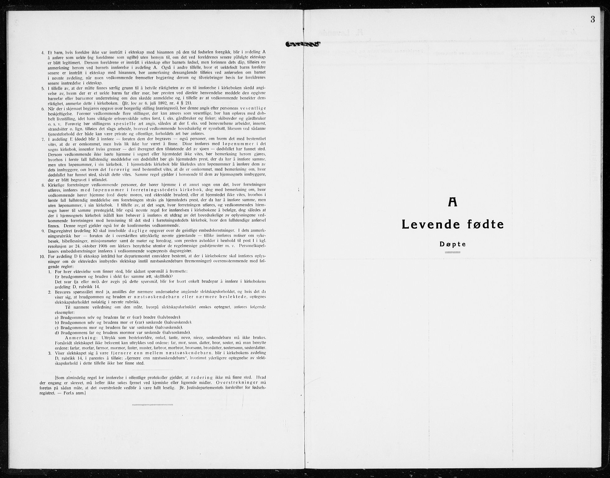 Modum kirkebøker, SAKO/A-234/G/Gc/L0003: Parish register (copy) no. III 3, 1926-1934, p. 3
