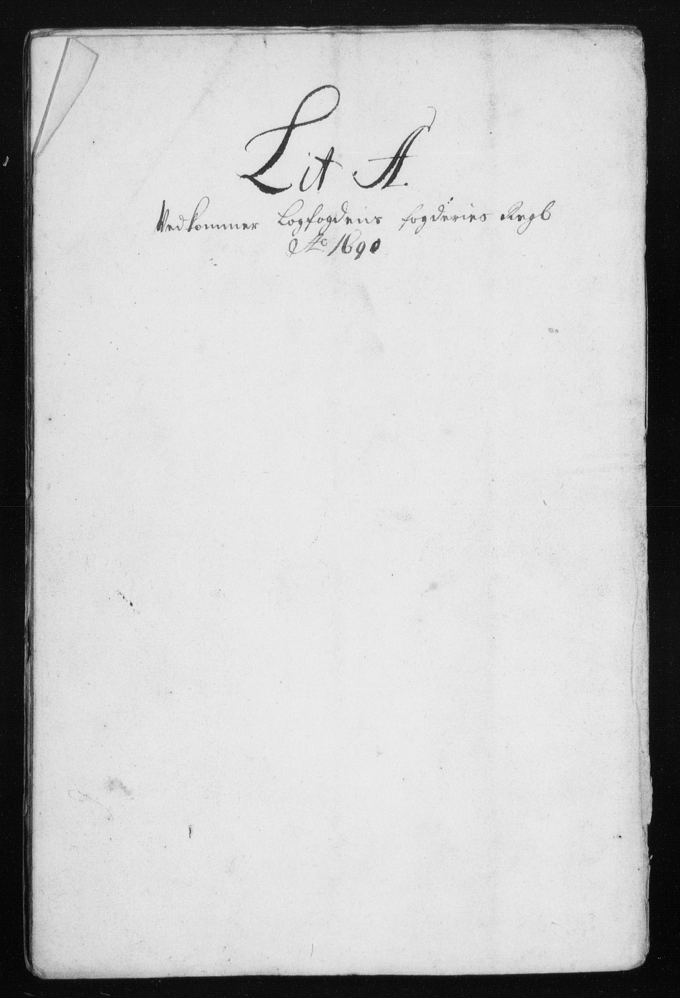 Rentekammeret inntil 1814, Reviderte regnskaper, Stiftamtstueregnskaper, Trondheim stiftamt og Nordland amt, AV/RA-EA-6044/R/Rh/L0015: Nordland amt, 1690