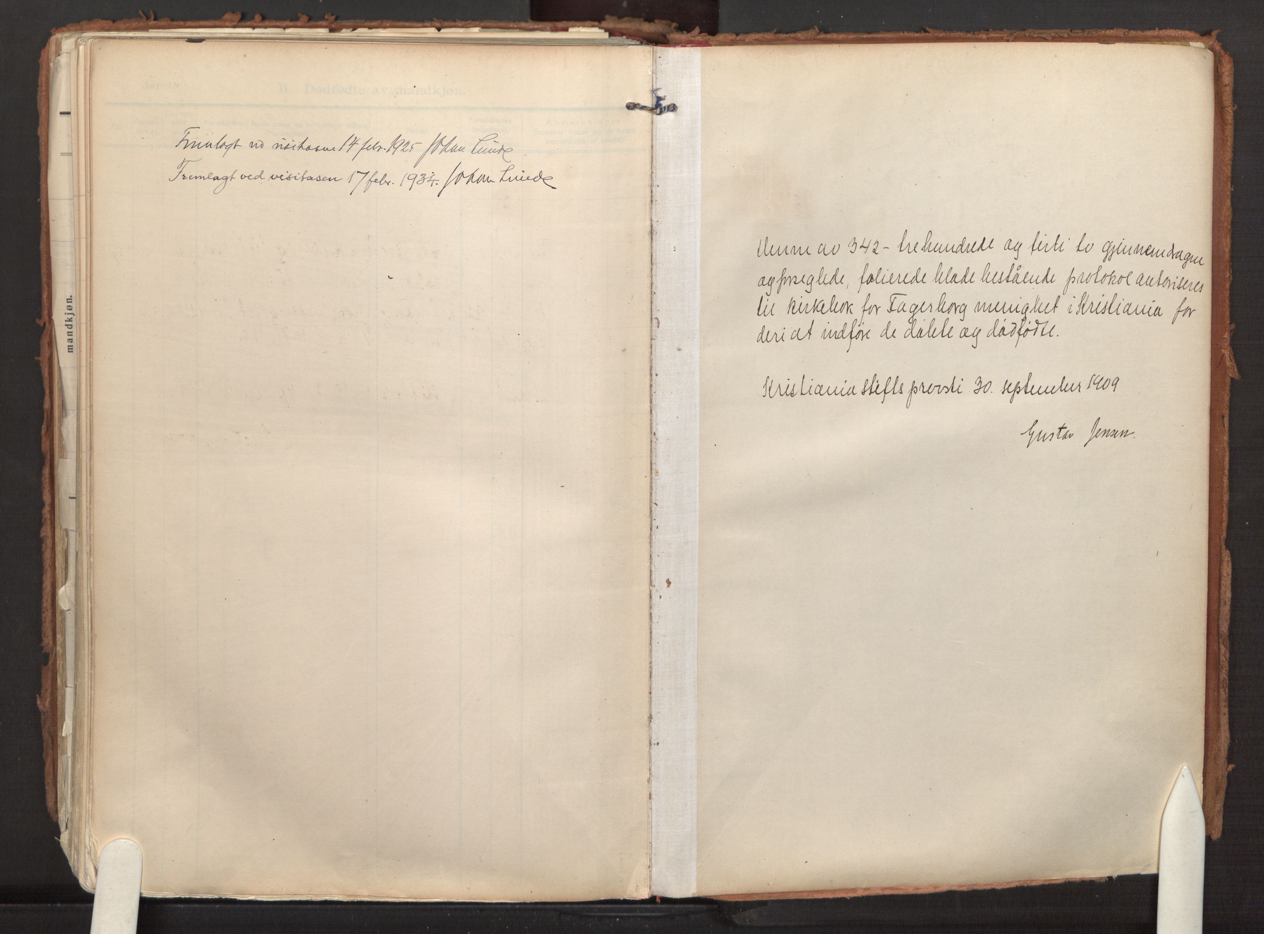 Fagerborg prestekontor Kirkebøker, AV/SAO-A-10844/F/Fa/L0005: Parish register (official) no. 5, 1909-1935