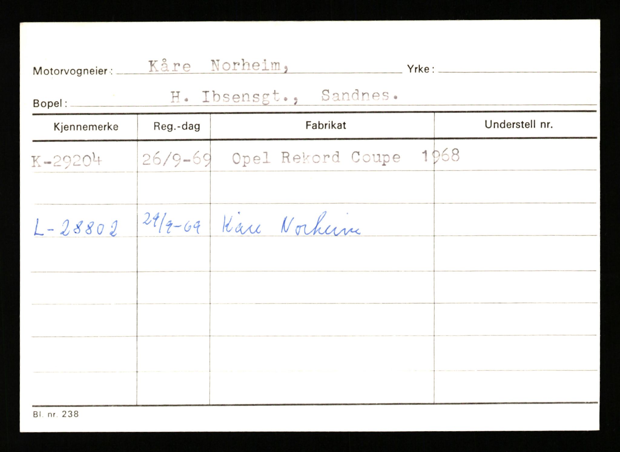 Stavanger trafikkstasjon, AV/SAST-A-101942/0/G/L0005: Registreringsnummer: 23000 - 34245, 1930-1971, p. 1947