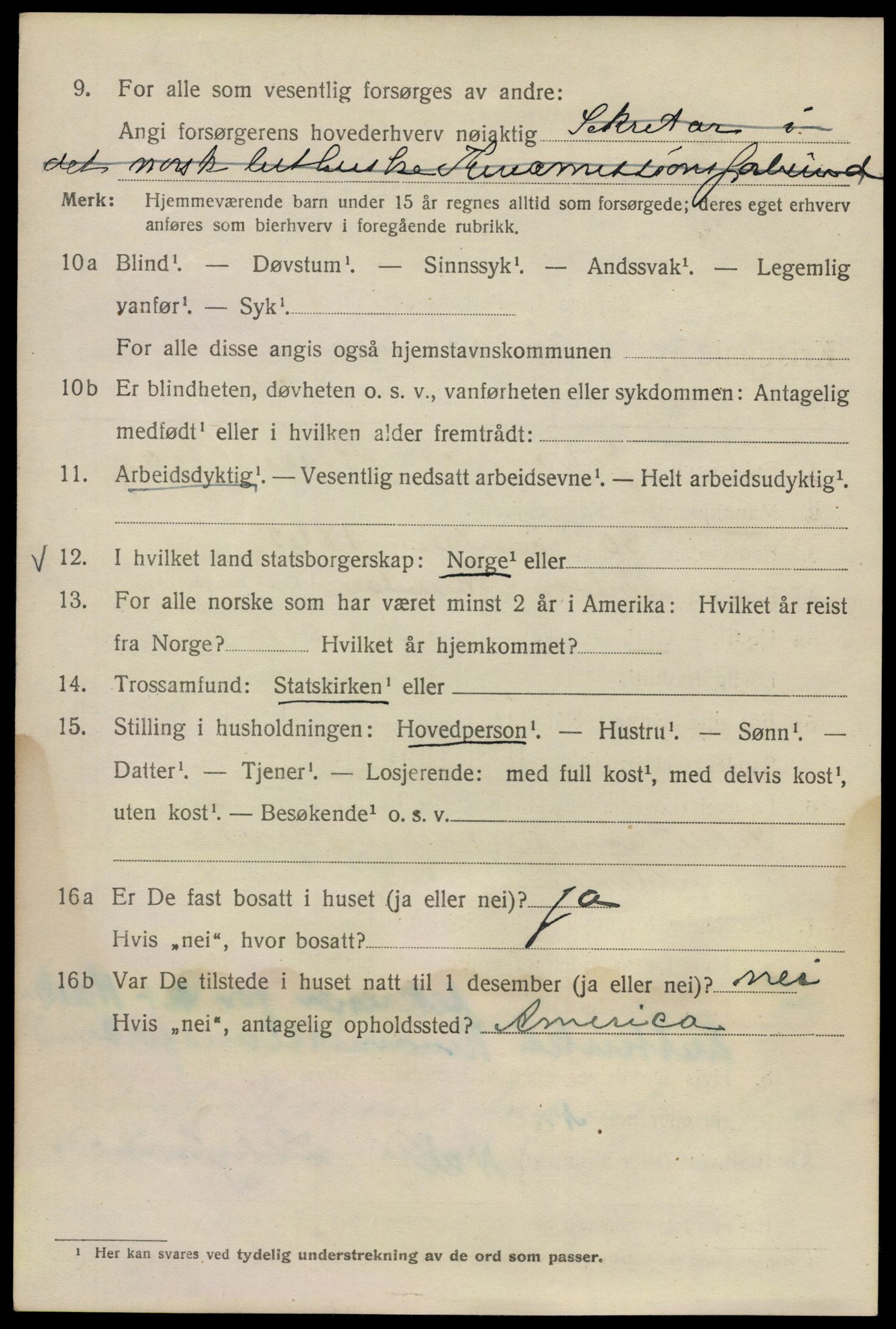 SAO, 1920 census for Kristiania, 1920, p. 208266