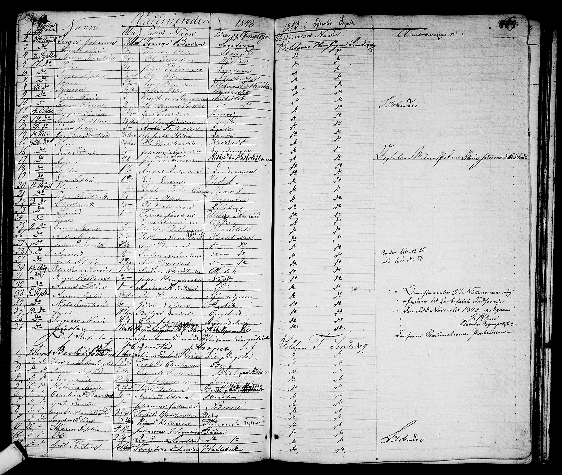 Sandsvær kirkebøker, AV/SAKO-A-244/G/Ga/L0004: Parish register (copy) no. I 4, 1840-1856, p. 334