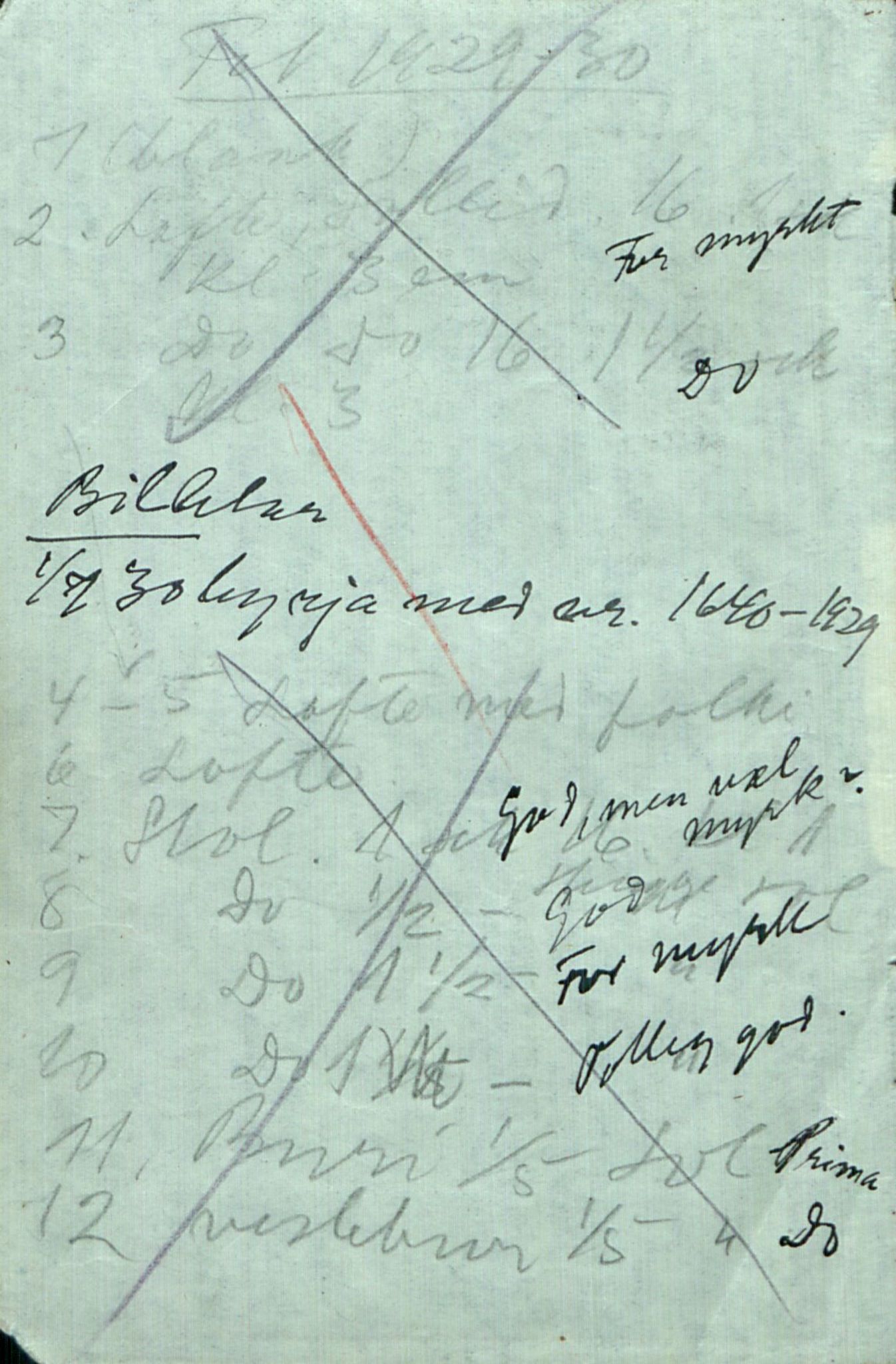Rikard Berge, TEMU/TGM-A-1003/F/L0017/0016: 551-599 / 566 Notisbokblad og brev til Rikard Berge, 1910-1950