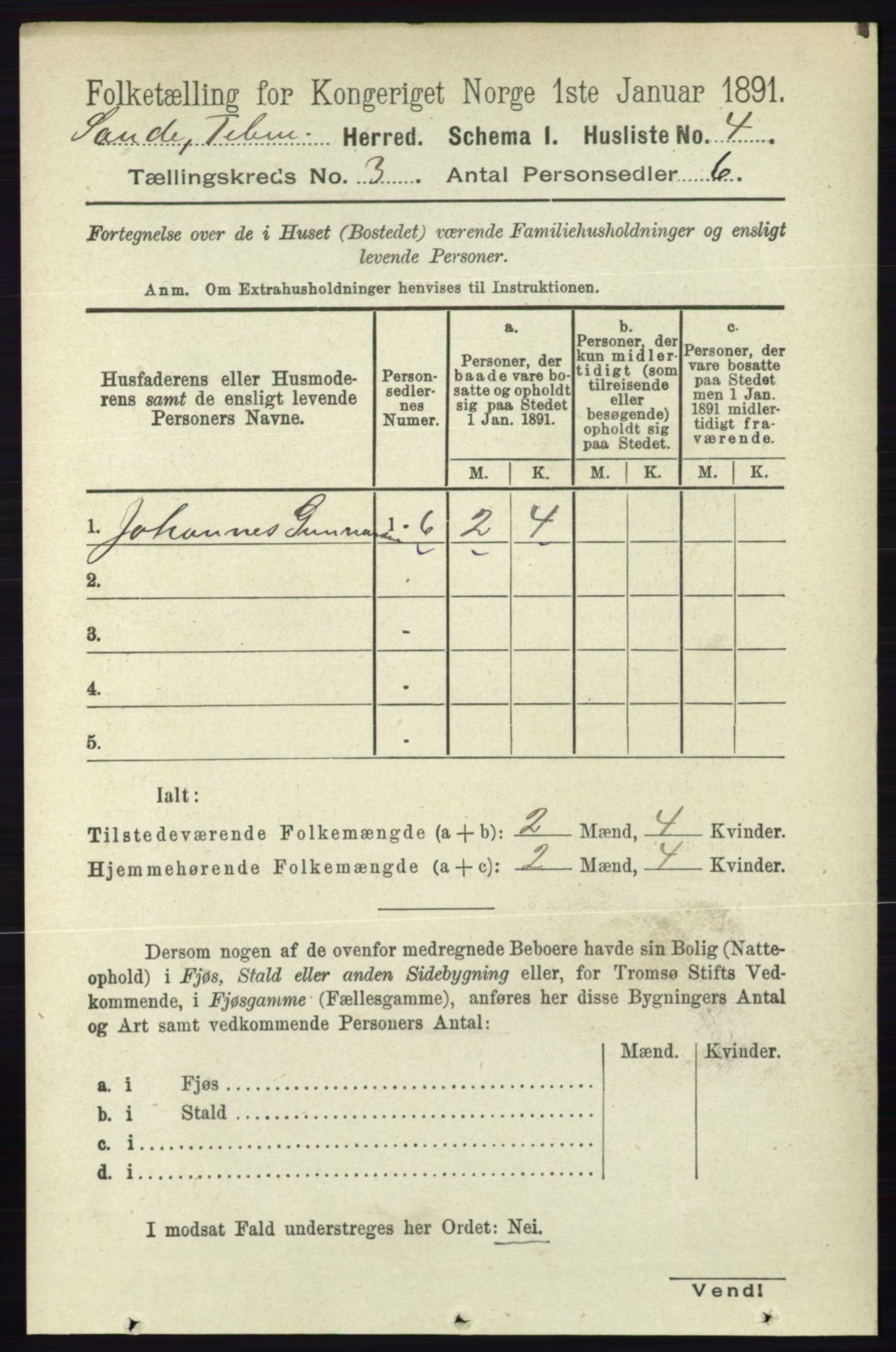 RA, 1891 census for 0822 Sauherad, 1891, p. 671