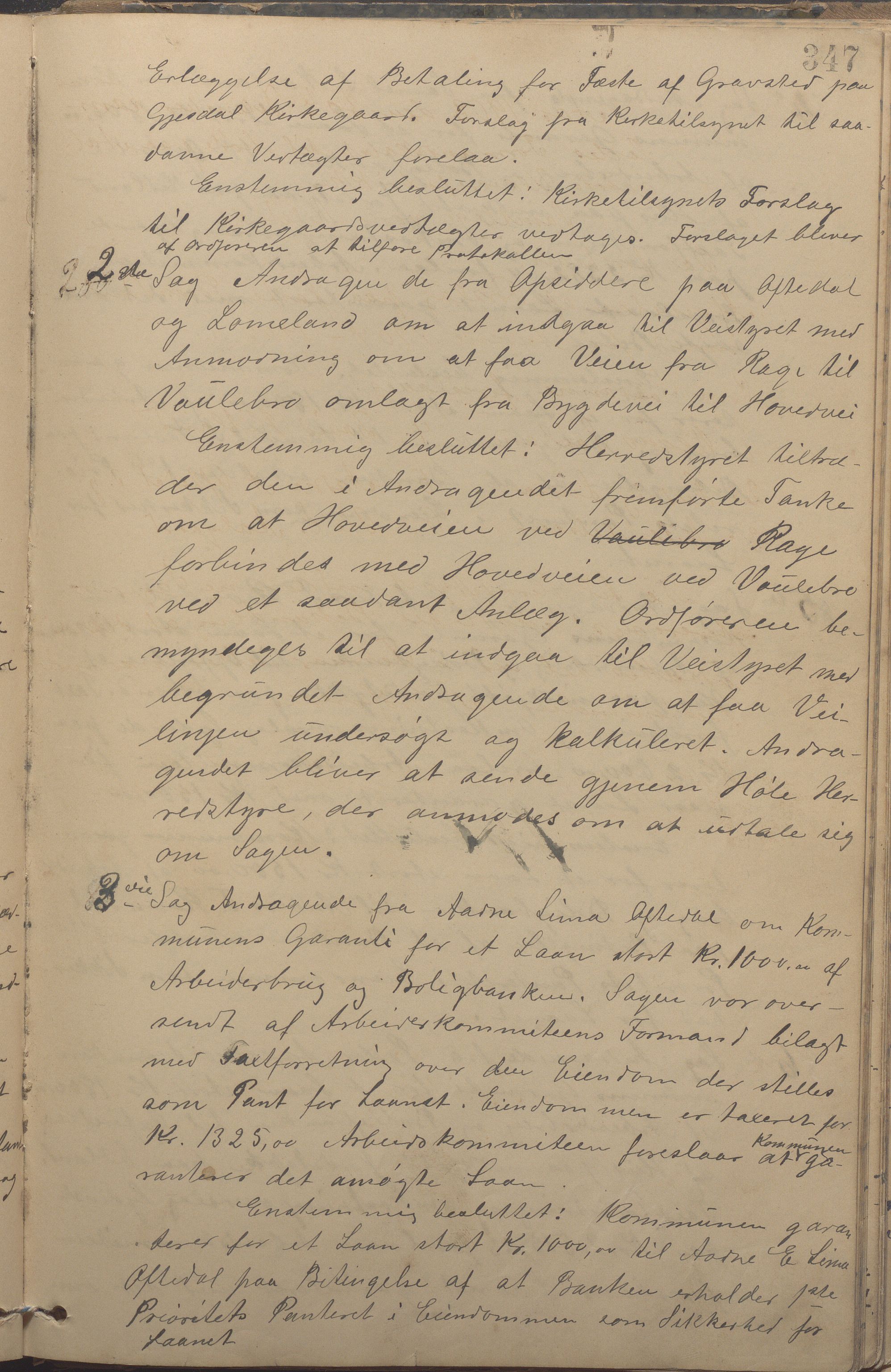 Gjesdal kommune - Formannskapet, IKAR/K-101383/A/Aa/L0003: Møtebok, 1896-1906, p. 347