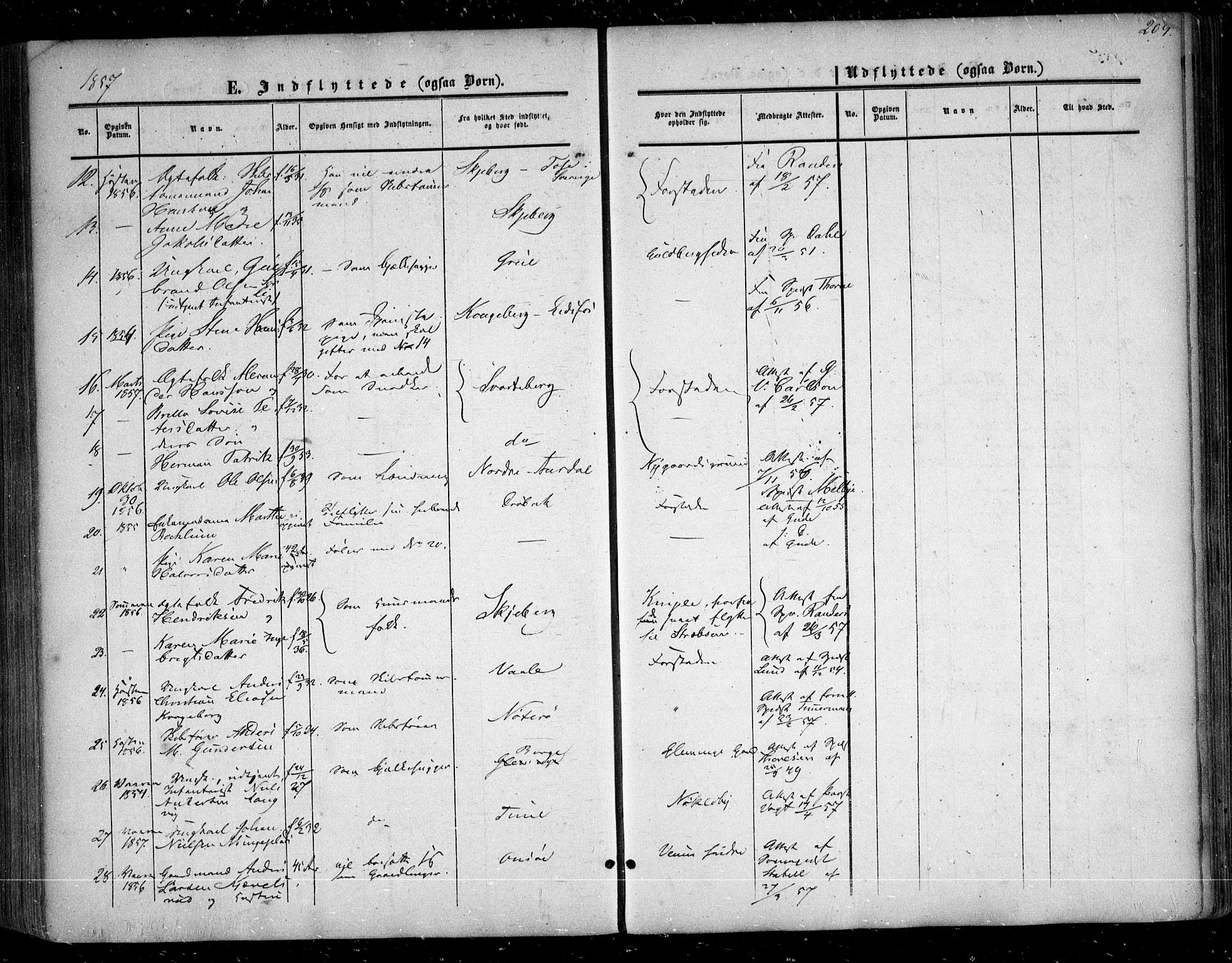 Glemmen prestekontor Kirkebøker, SAO/A-10908/F/Fa/L0007: Parish register (official) no. 7, 1853-1862, p. 209