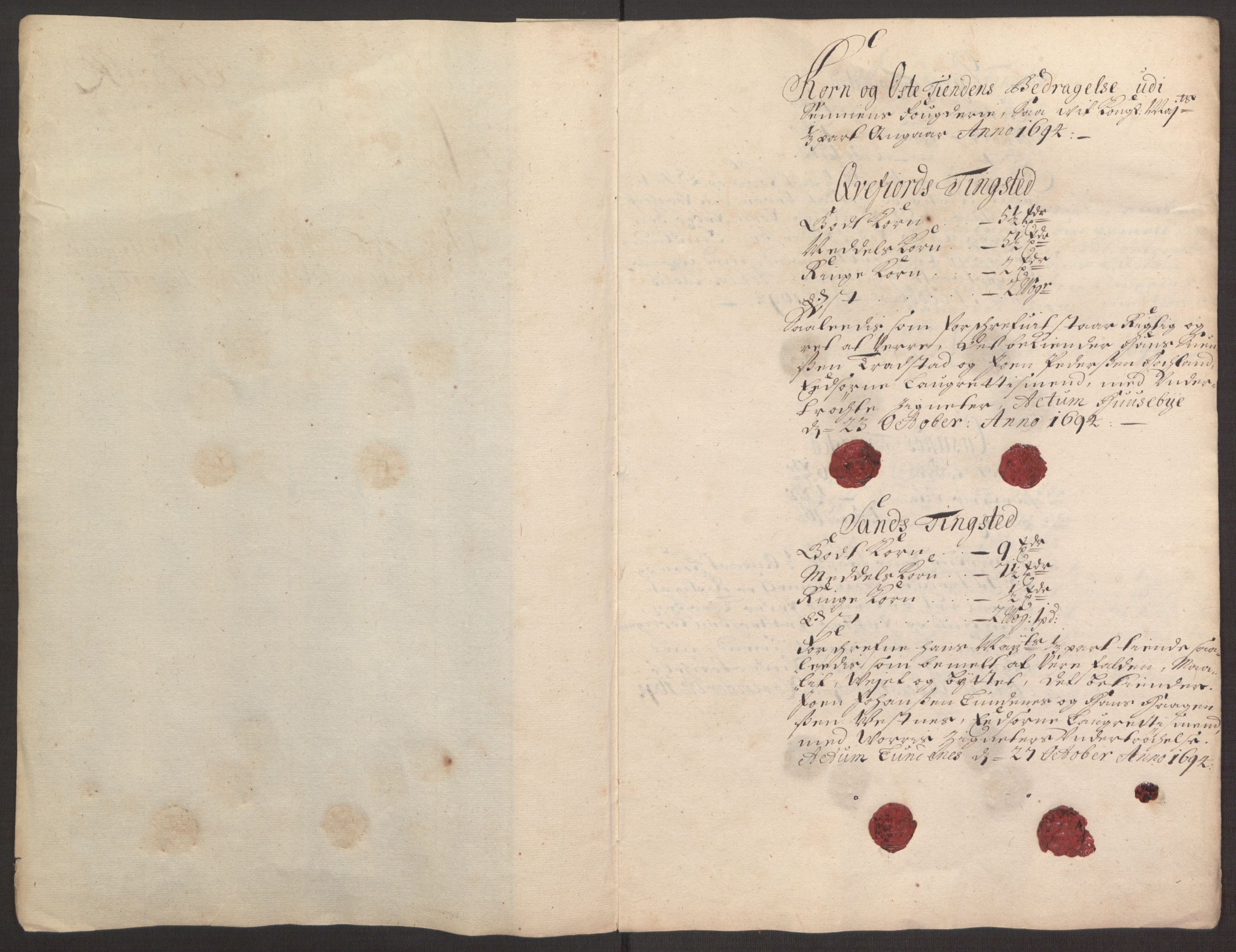 Rentekammeret inntil 1814, Reviderte regnskaper, Fogderegnskap, RA/EA-4092/R68/L4753: Fogderegnskap Senja og Troms, 1694-1696, p. 126