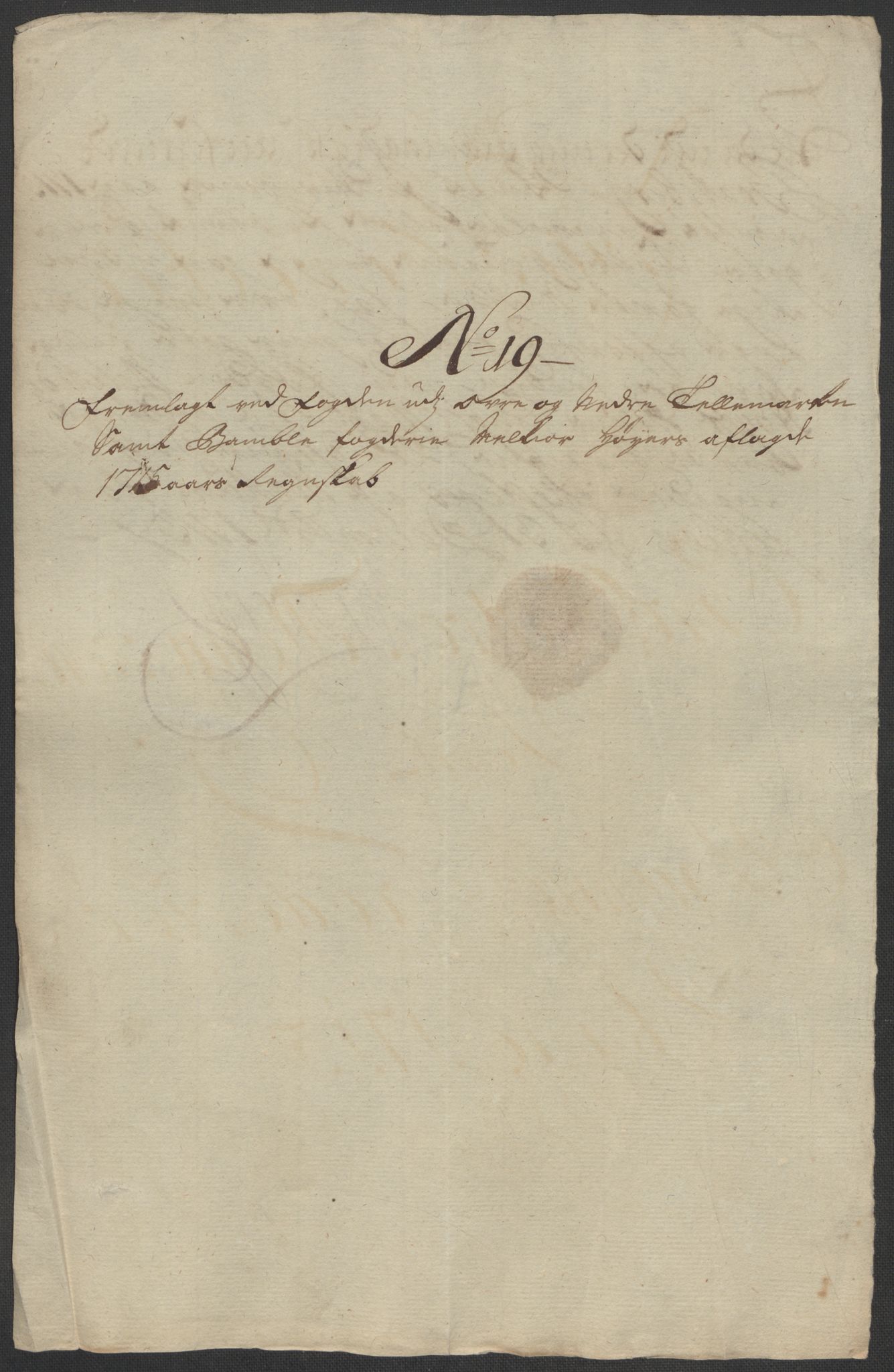 Rentekammeret inntil 1814, Reviderte regnskaper, Fogderegnskap, AV/RA-EA-4092/R36/L2127: Fogderegnskap Øvre og Nedre Telemark og Bamble, 1715, p. 237