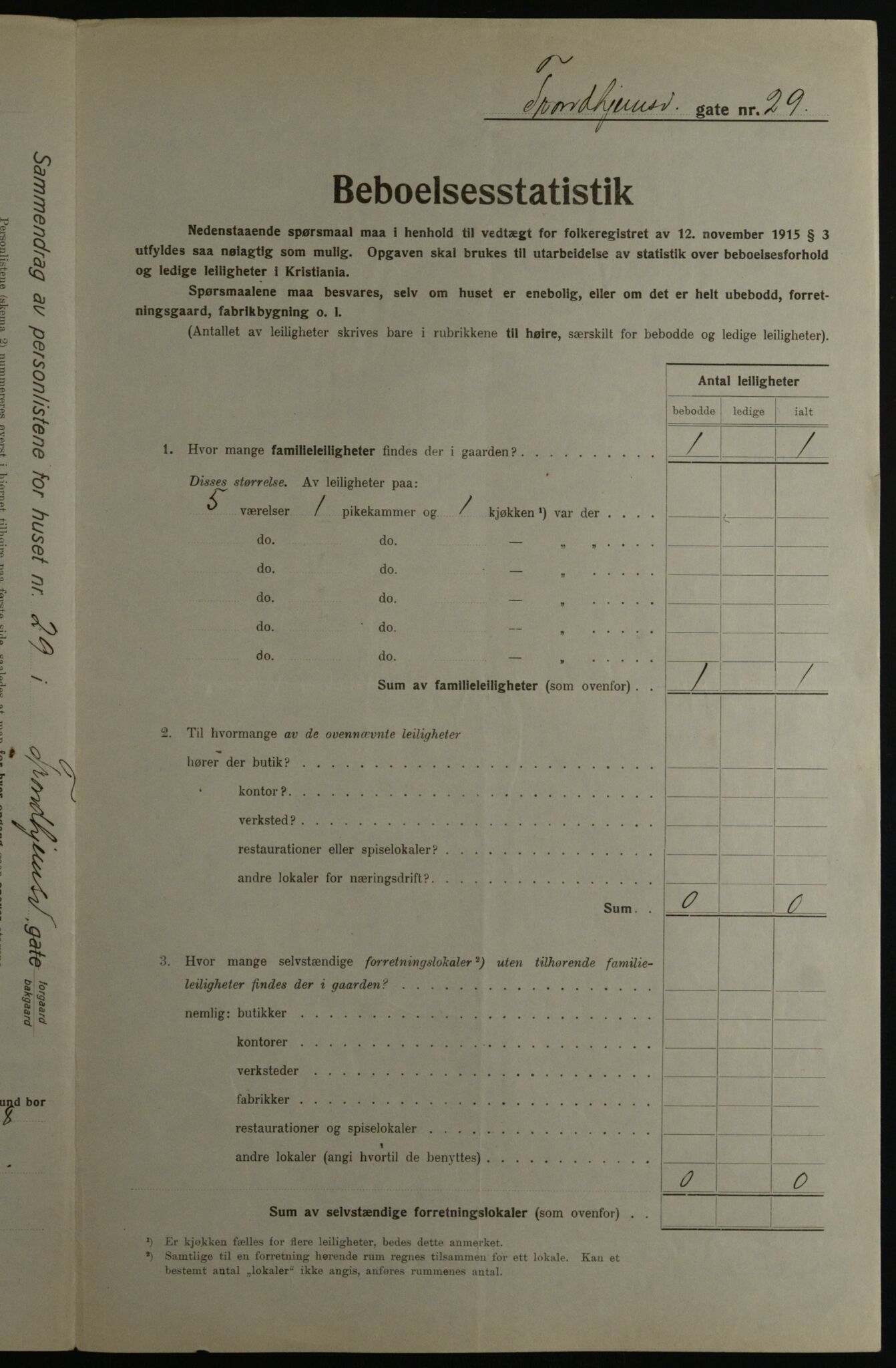 OBA, Municipal Census 1923 for Kristiania, 1923, p. 128413