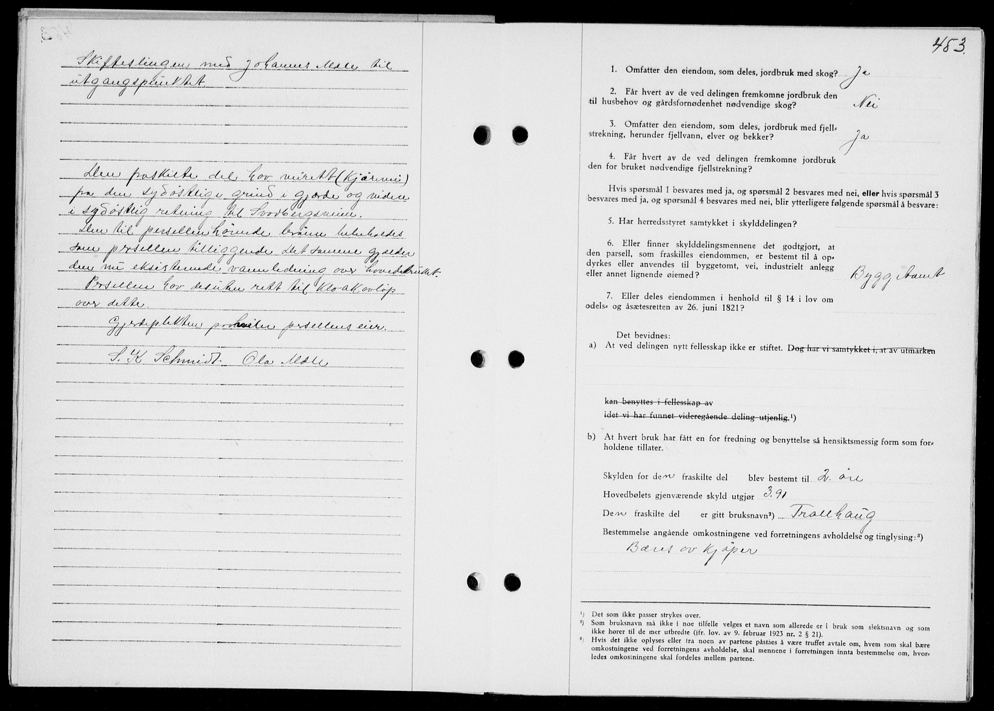 Ryfylke tingrett, SAST/A-100055/001/II/IIB/L0085: Mortgage book no. 64, 1941-1941, Diary no: : 1181/1941