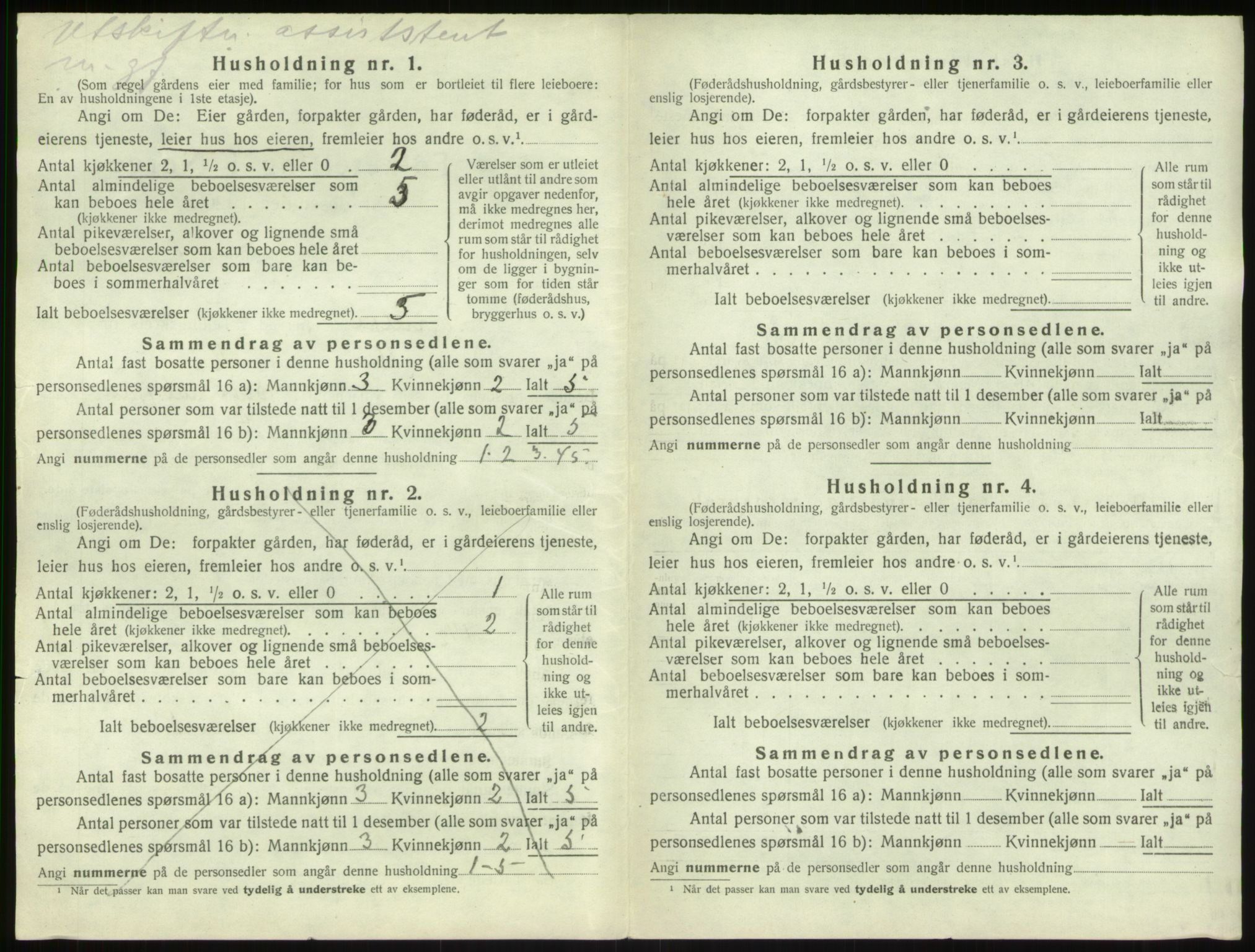 SAB, 1920 census for Sogndal, 1920, p. 603