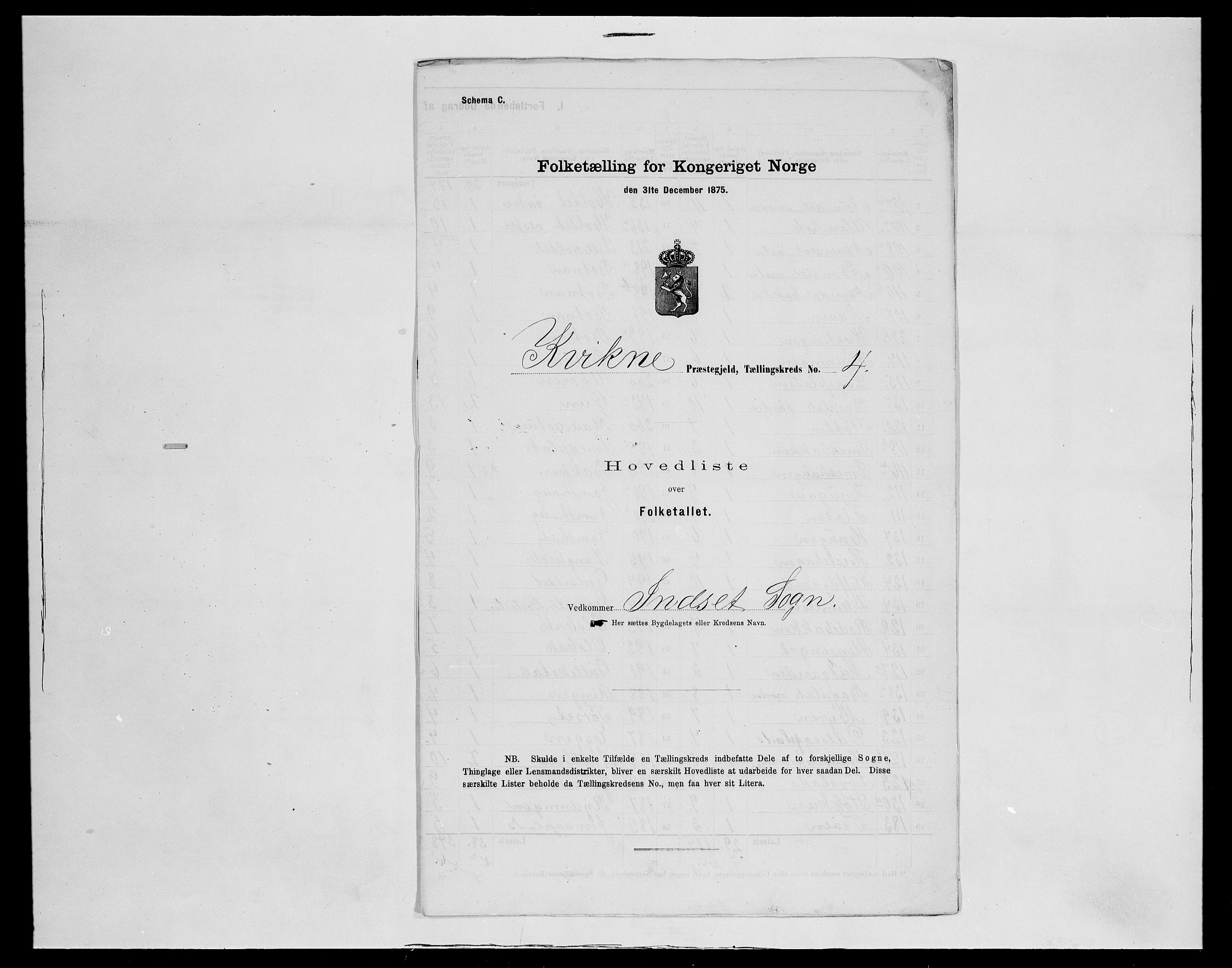 SAH, 1875 census for 0440P Kvikne, 1875, p. 19