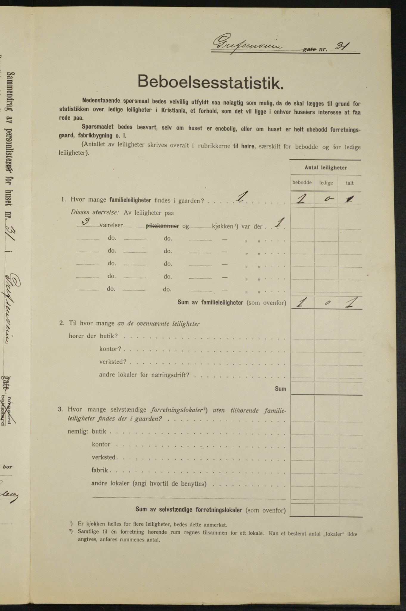 OBA, Municipal Census 1913 for Kristiania, 1913, p. 29771