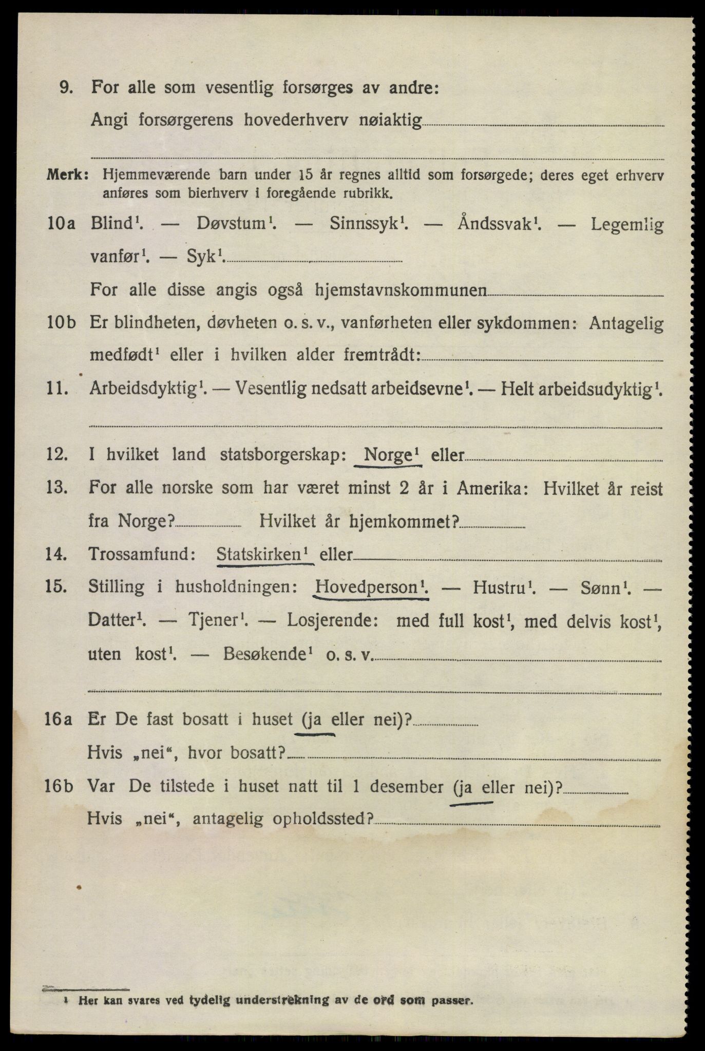 SAKO, 1920 census for Sandeherred, 1920, p. 21143