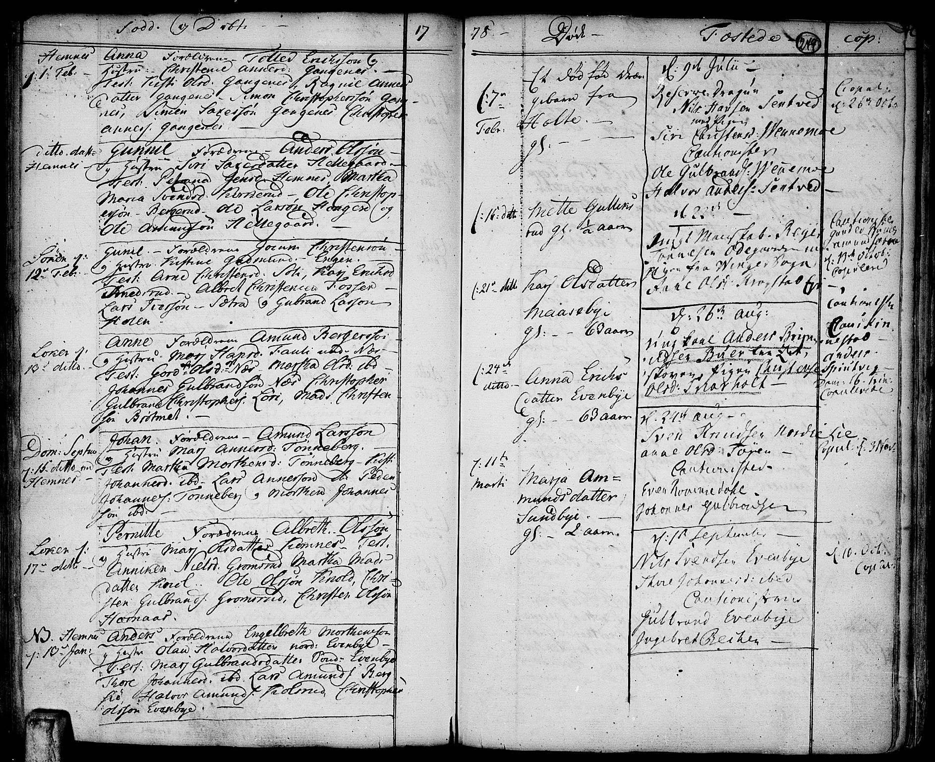 Høland prestekontor Kirkebøker, SAO/A-10346a/F/Fa/L0004: Parish register (official) no. I 4, 1757-1780, p. 249