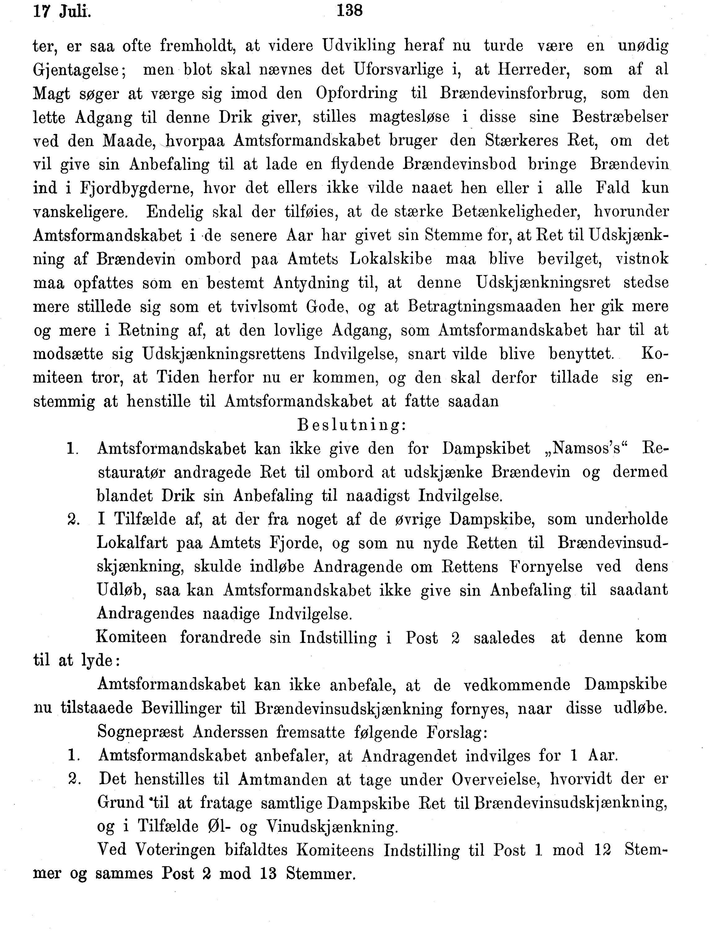 Nordland Fylkeskommune. Fylkestinget, AIN/NFK-17/176/A/Ac/L0014: Fylkestingsforhandlinger 1881-1885, 1881-1885