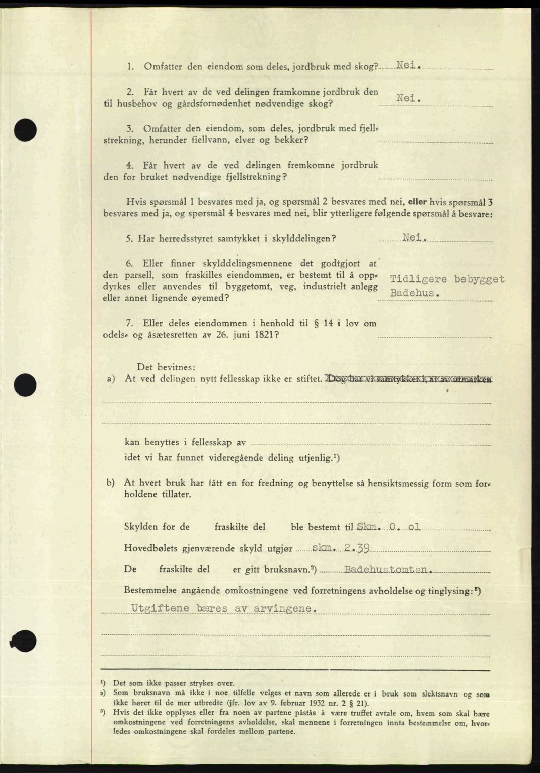 Nedenes sorenskriveri, AV/SAK-1221-0006/G/Gb/Gba/L0057: Mortgage book no. A9, 1947-1947, Diary no: : 1096/1947