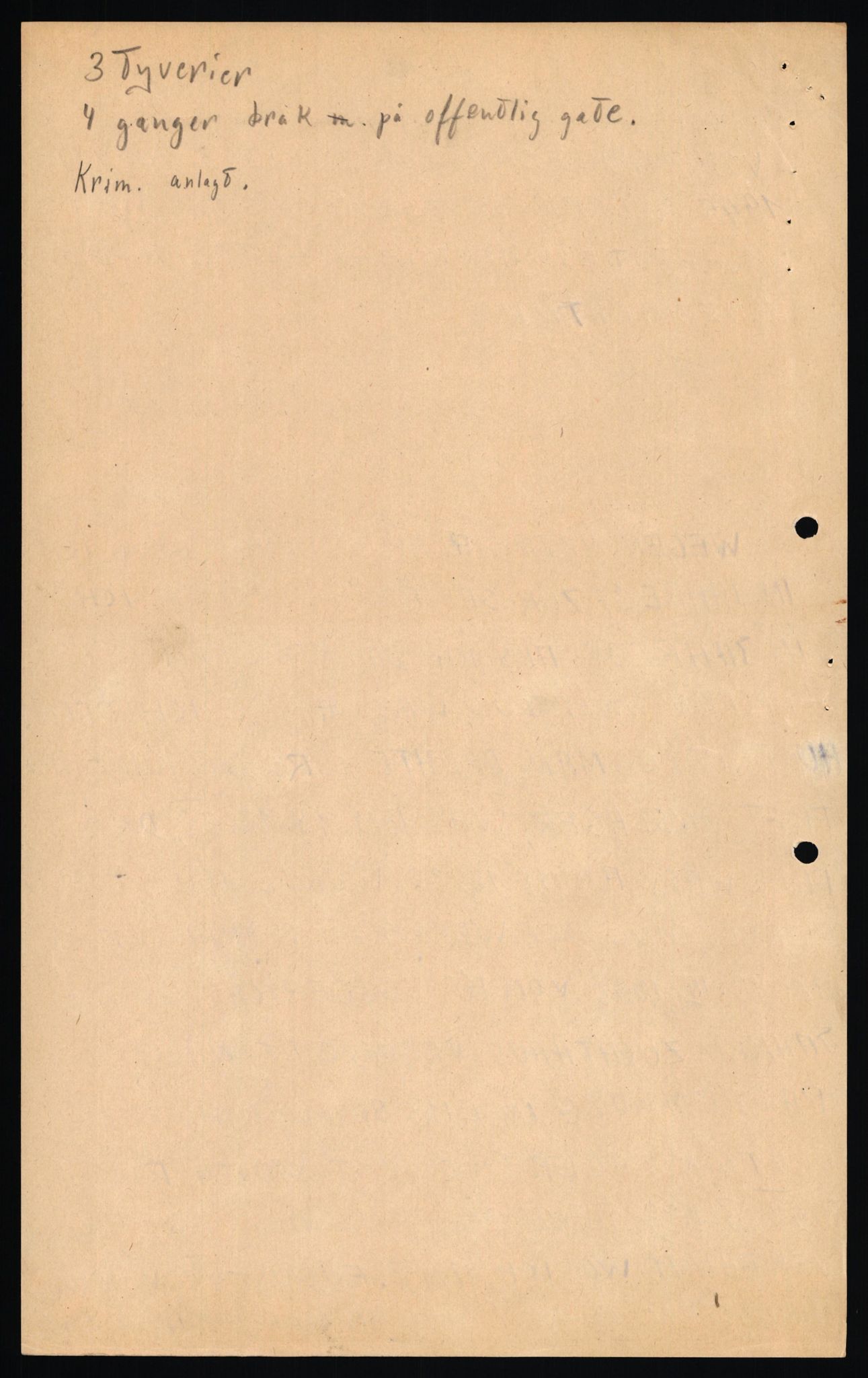 Forsvaret, Forsvarets overkommando II, AV/RA-RAFA-3915/D/Db/L0040: CI Questionaires. Tyske okkupasjonsstyrker i Norge. Østerrikere., 1945-1946, p. 395