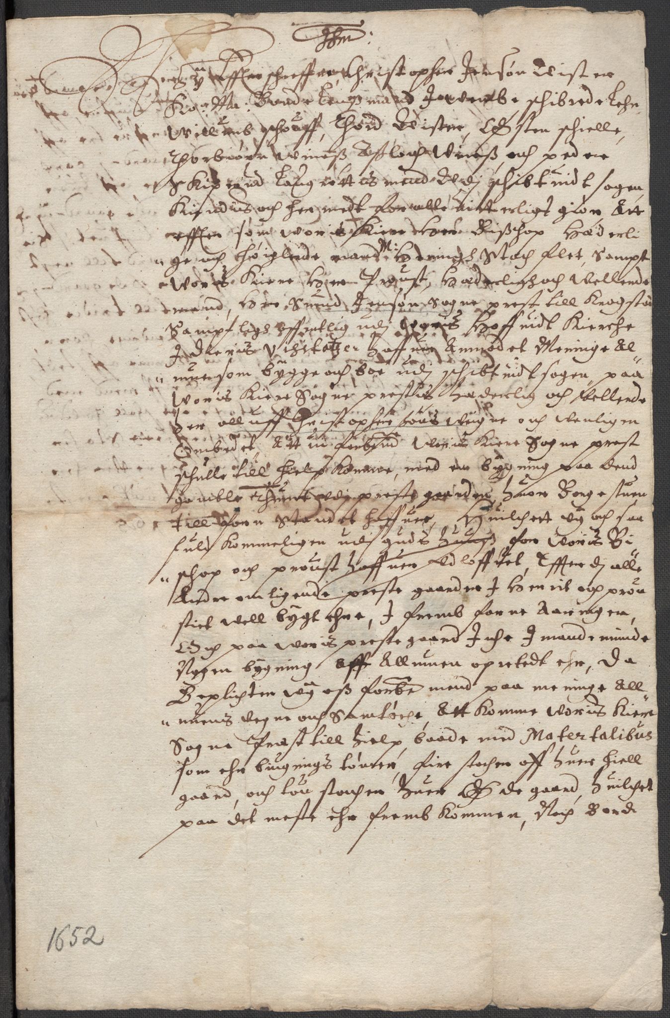 Riksarkivets diplomsamling, AV/RA-EA-5965/F15/L0002: Prestearkiv - Østfold, 1572-1683, p. 36