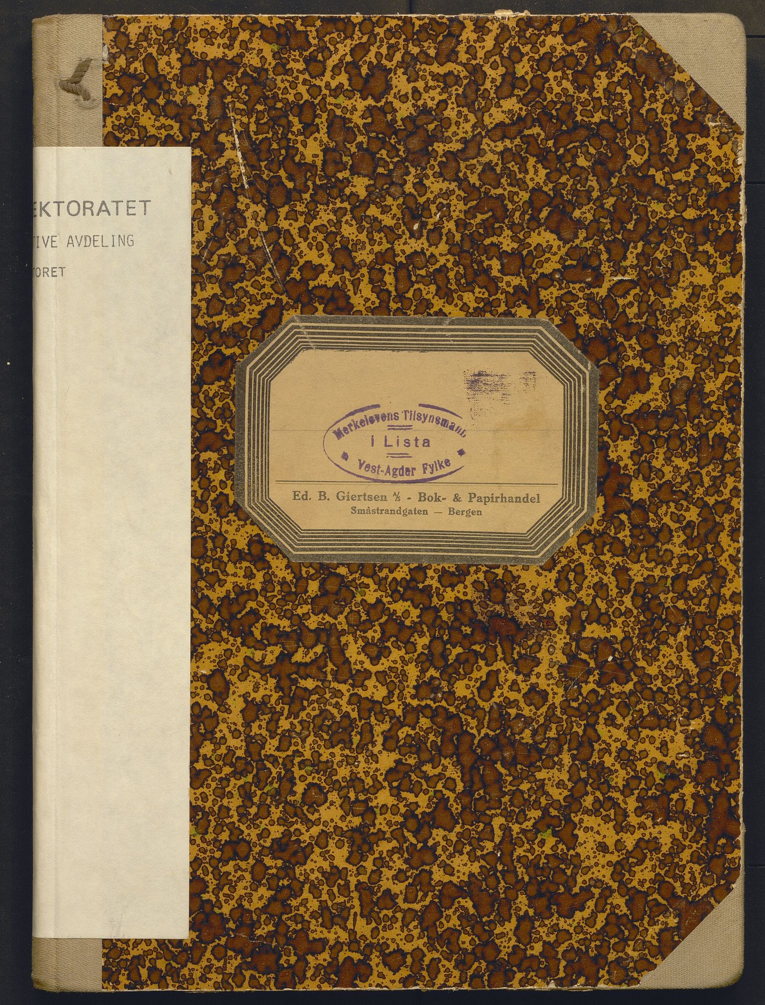 Fiskeridirektoratet - 1 Adm. ledelse - 13 Båtkontoret, AV/SAB-A-2003/I/Ia/Iaj/L0023: 135.1010/4 Merkeprotokoll - Lista, 1955-1956