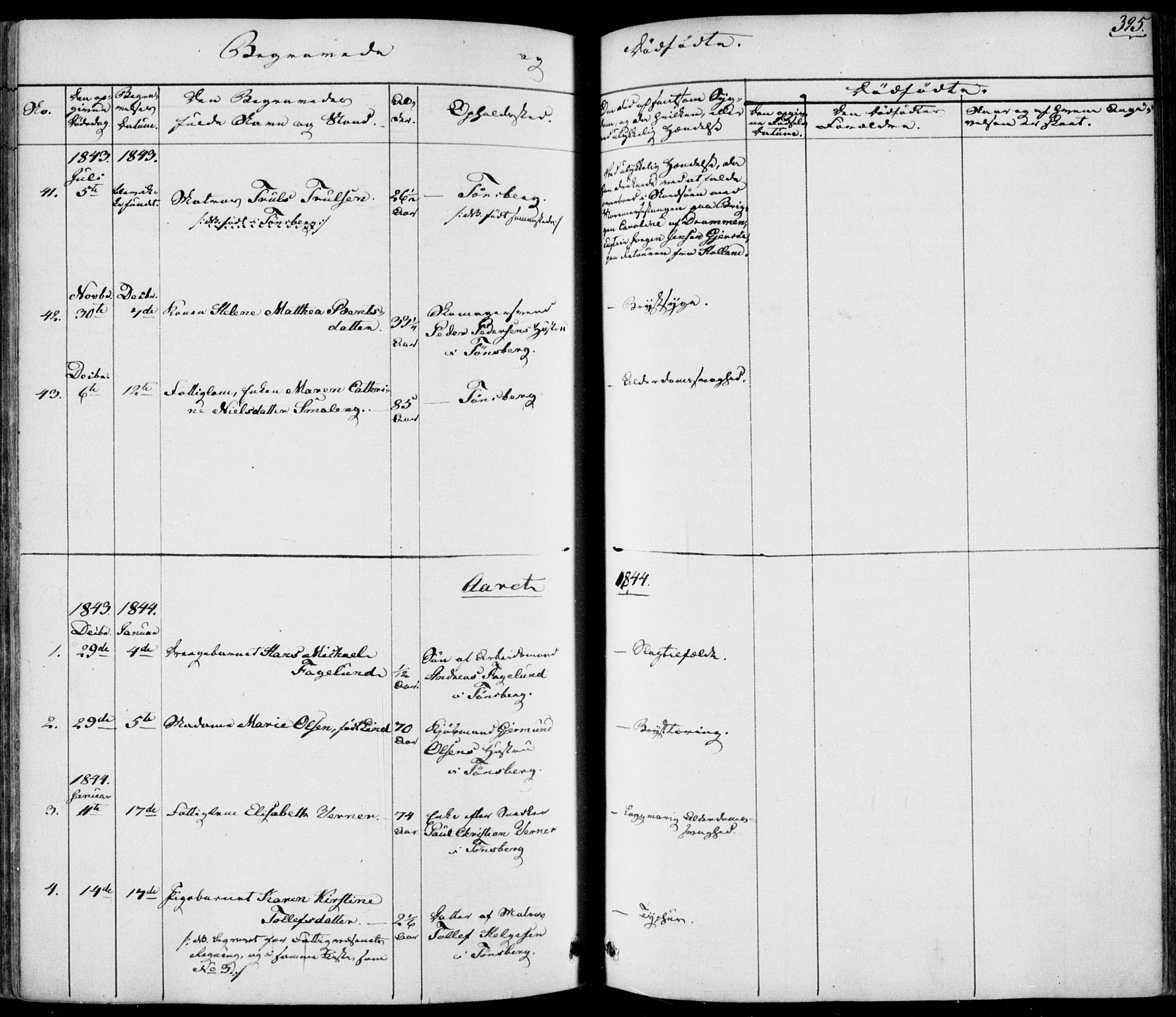 Tønsberg kirkebøker, AV/SAKO-A-330/F/Fa/L0006: Parish register (official) no. I 6, 1836-1844, p. 395