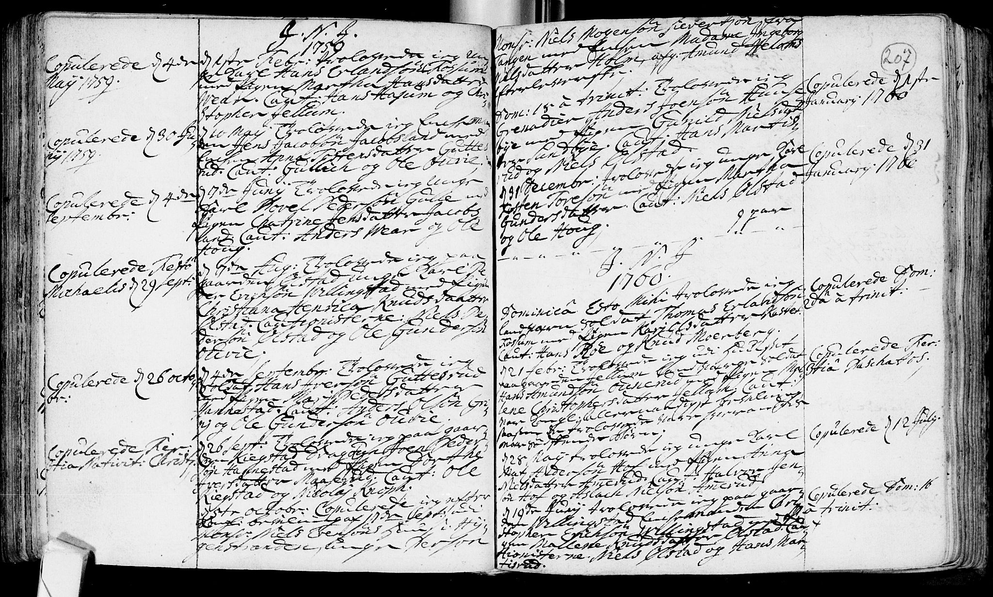 Røyken kirkebøker, AV/SAKO-A-241/F/Fa/L0002: Parish register (official) no. 2, 1731-1782, p. 207