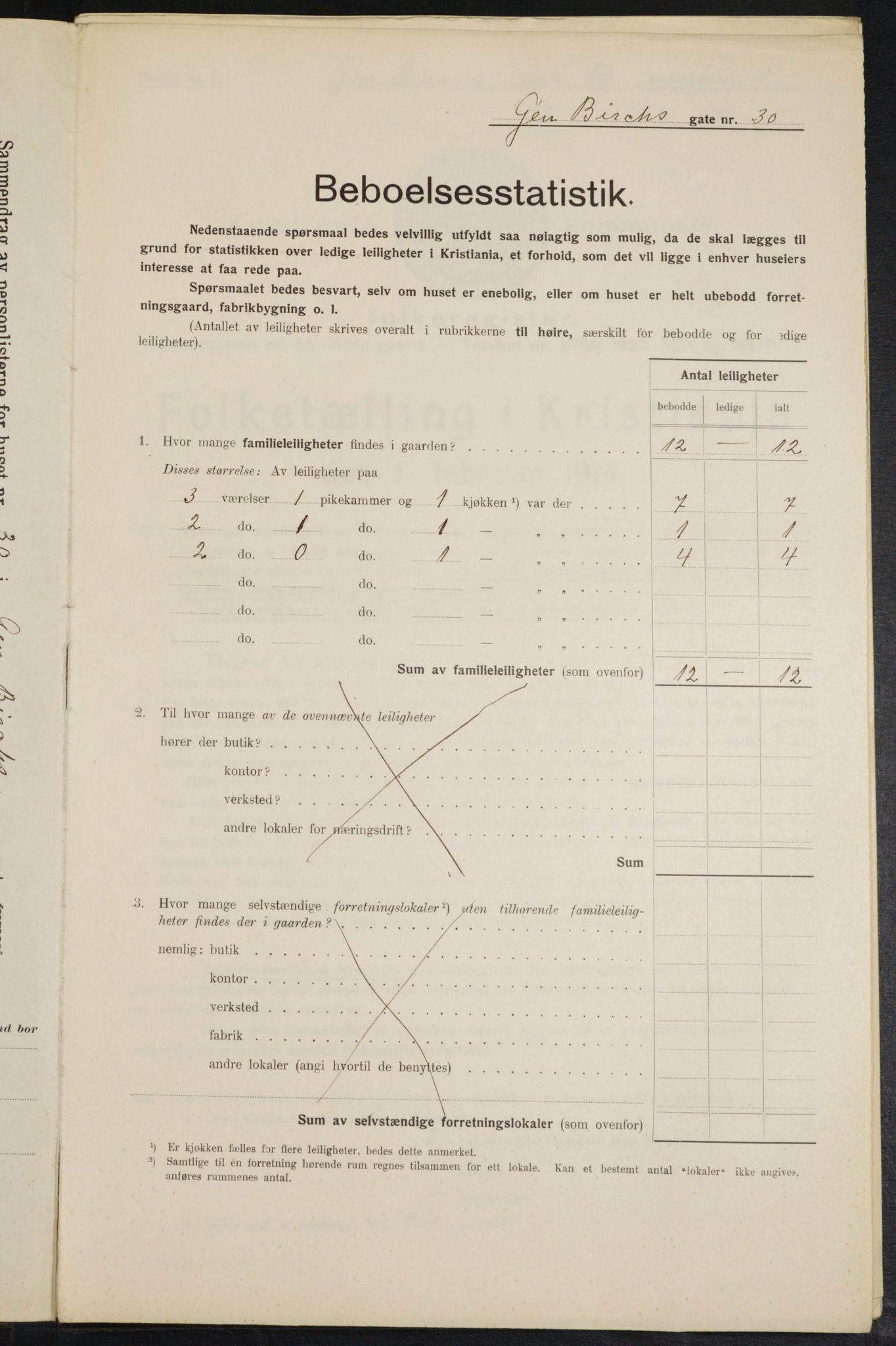 OBA, Municipal Census 1914 for Kristiania, 1914, p. 29220