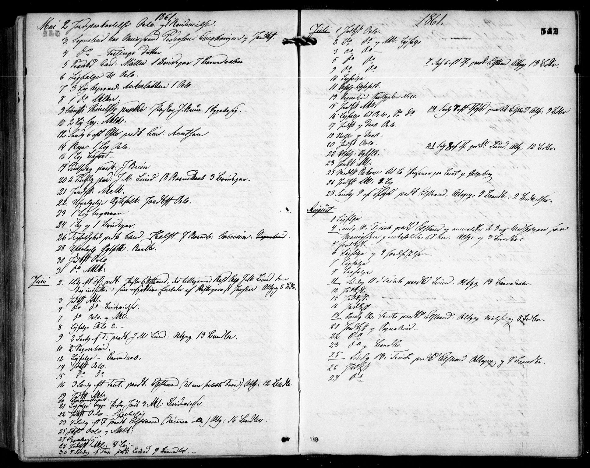 Grønland prestekontor Kirkebøker, SAO/A-10848/F/Fa/L0001: Parish register (official) no. 1, 1859-1861, p. 542