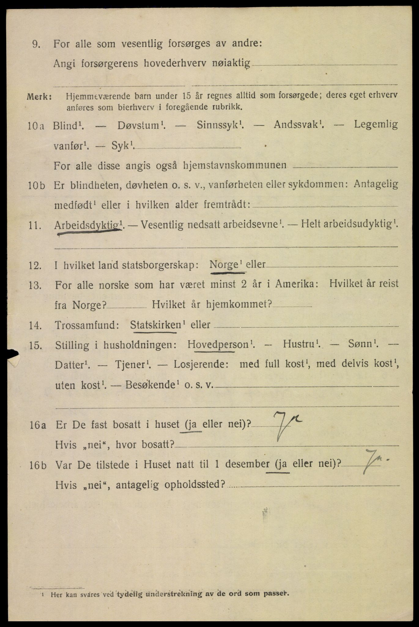 SAK, 1920 census for Mandal, 1920, p. 8202