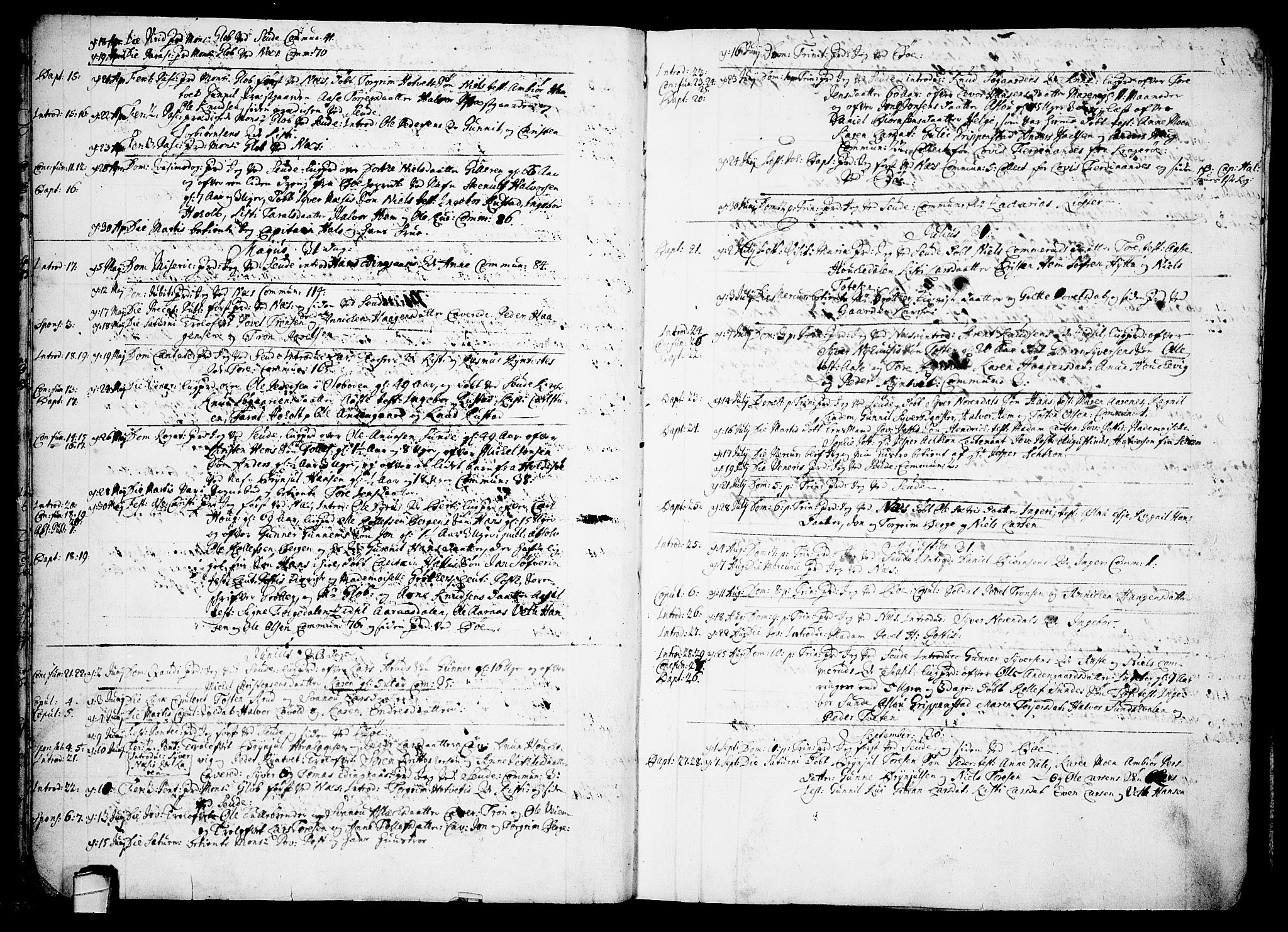 Sauherad kirkebøker, AV/SAKO-A-298/F/Fa/L0003: Parish register (official) no. I 3, 1722-1766