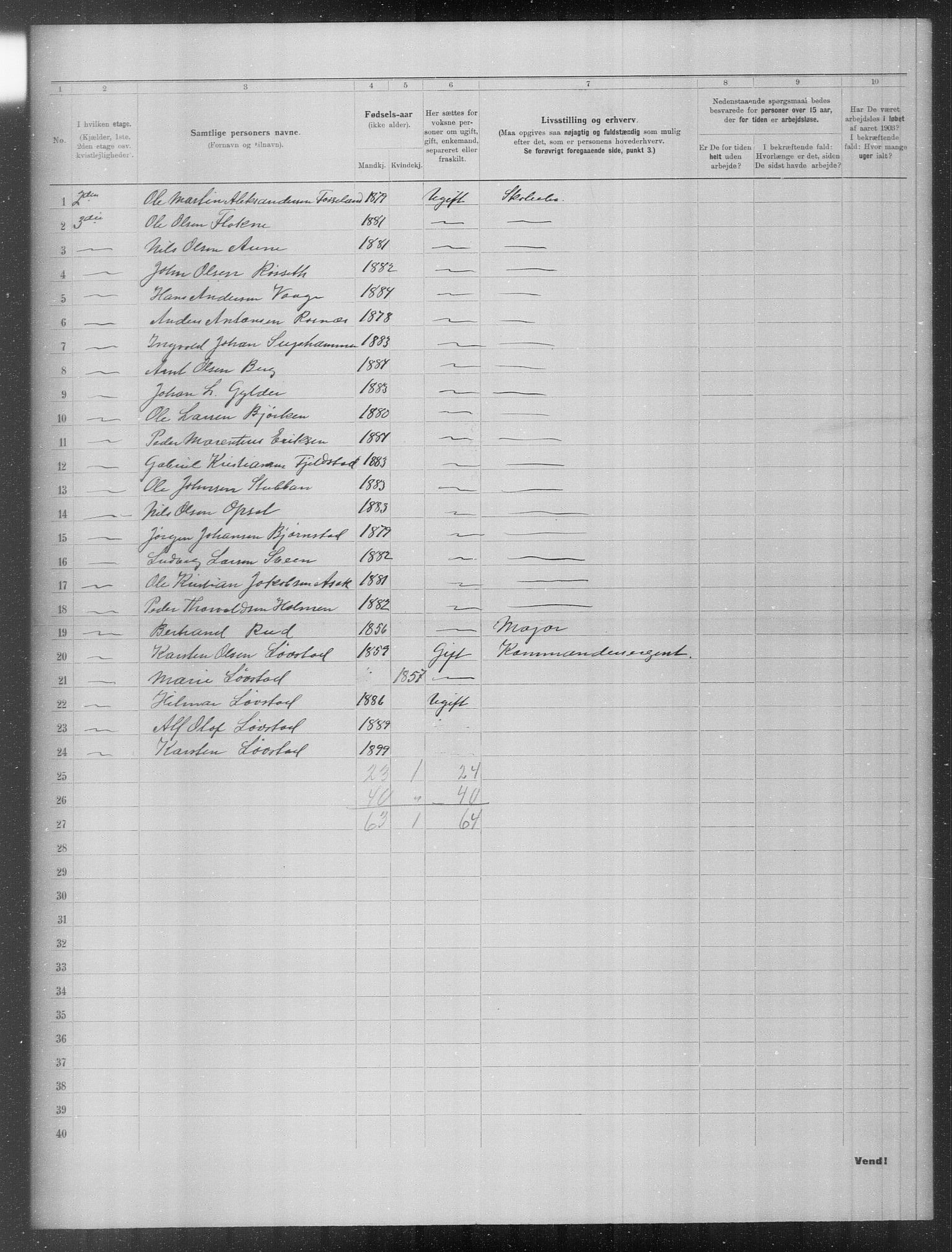 OBA, Municipal Census 1903 for Kristiania, 1903, p. 16776