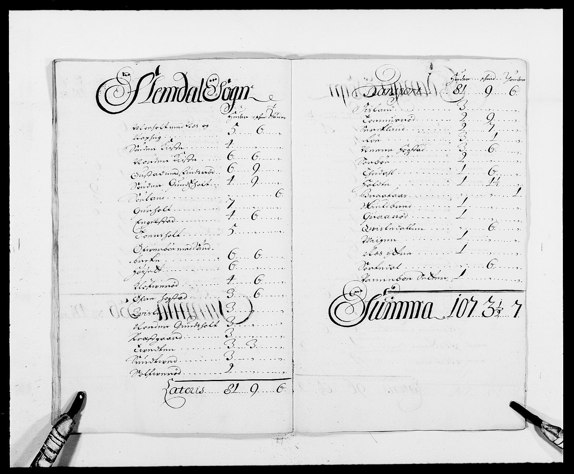 Rentekammeret inntil 1814, Reviderte regnskaper, Fogderegnskap, RA/EA-4092/R34/L2050: Fogderegnskap Bamble, 1688-1691, p. 344