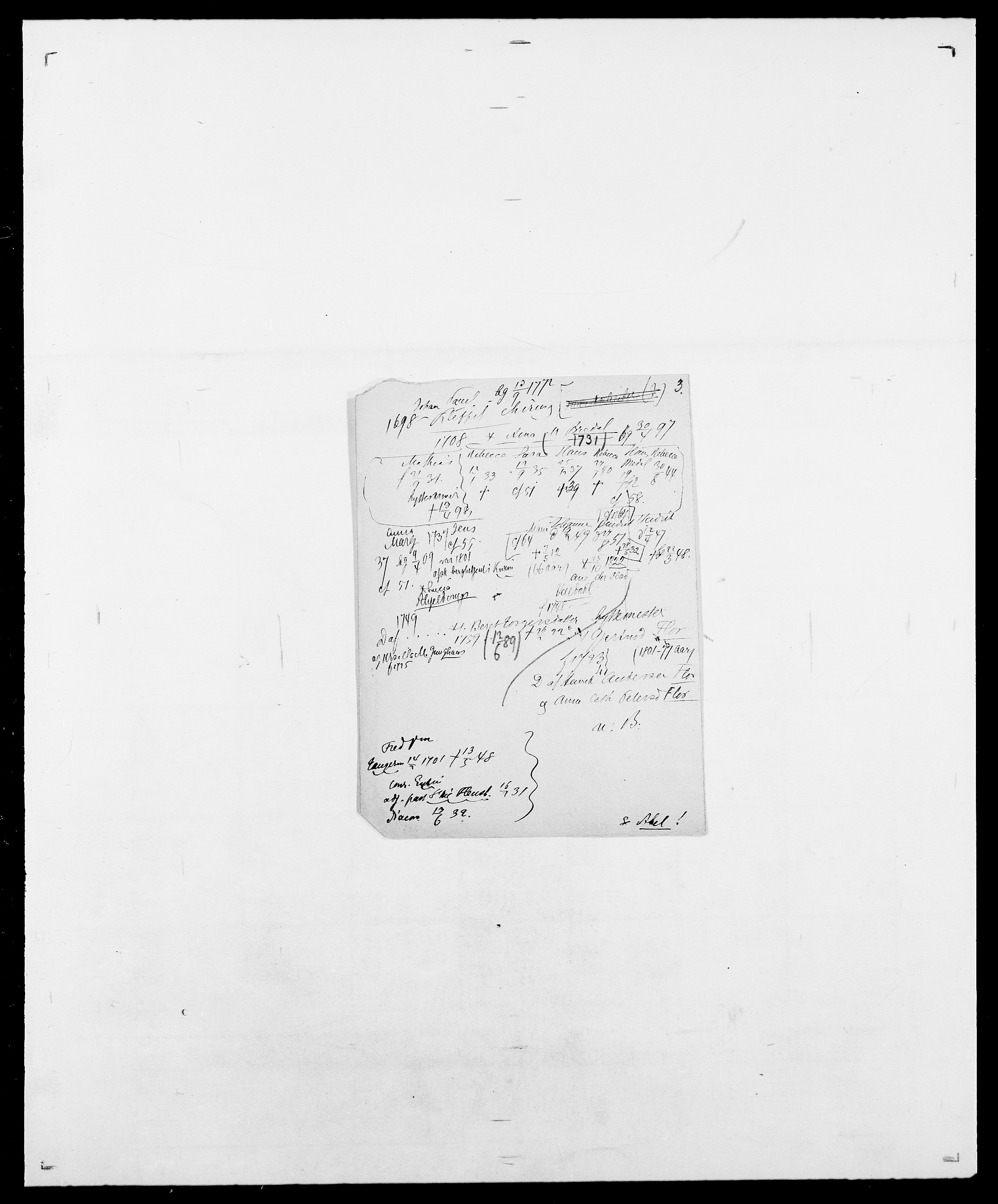 Delgobe, Charles Antoine - samling, AV/SAO-PAO-0038/D/Da/L0021: Klagenberg - Kristoft, p. 18